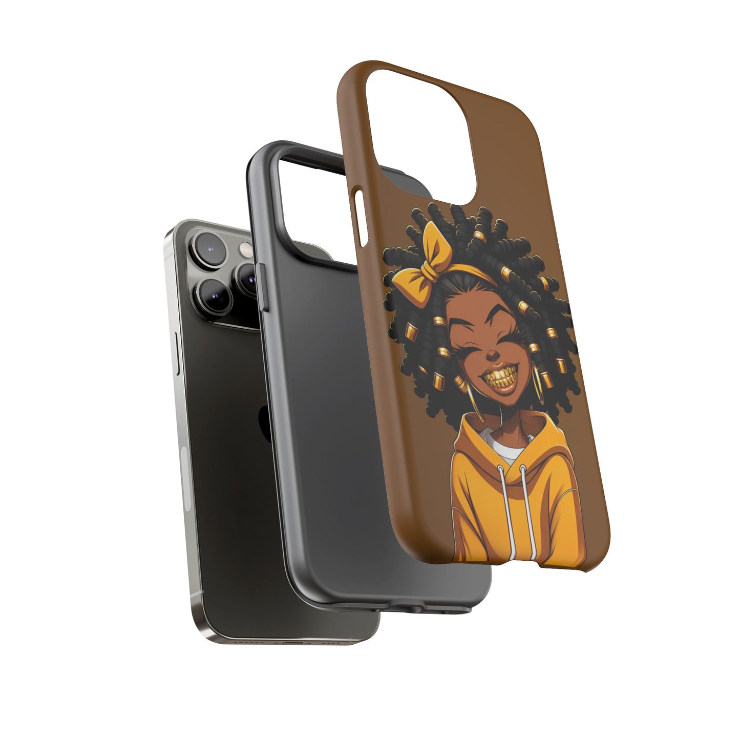 Little brown girl, iPhone Case