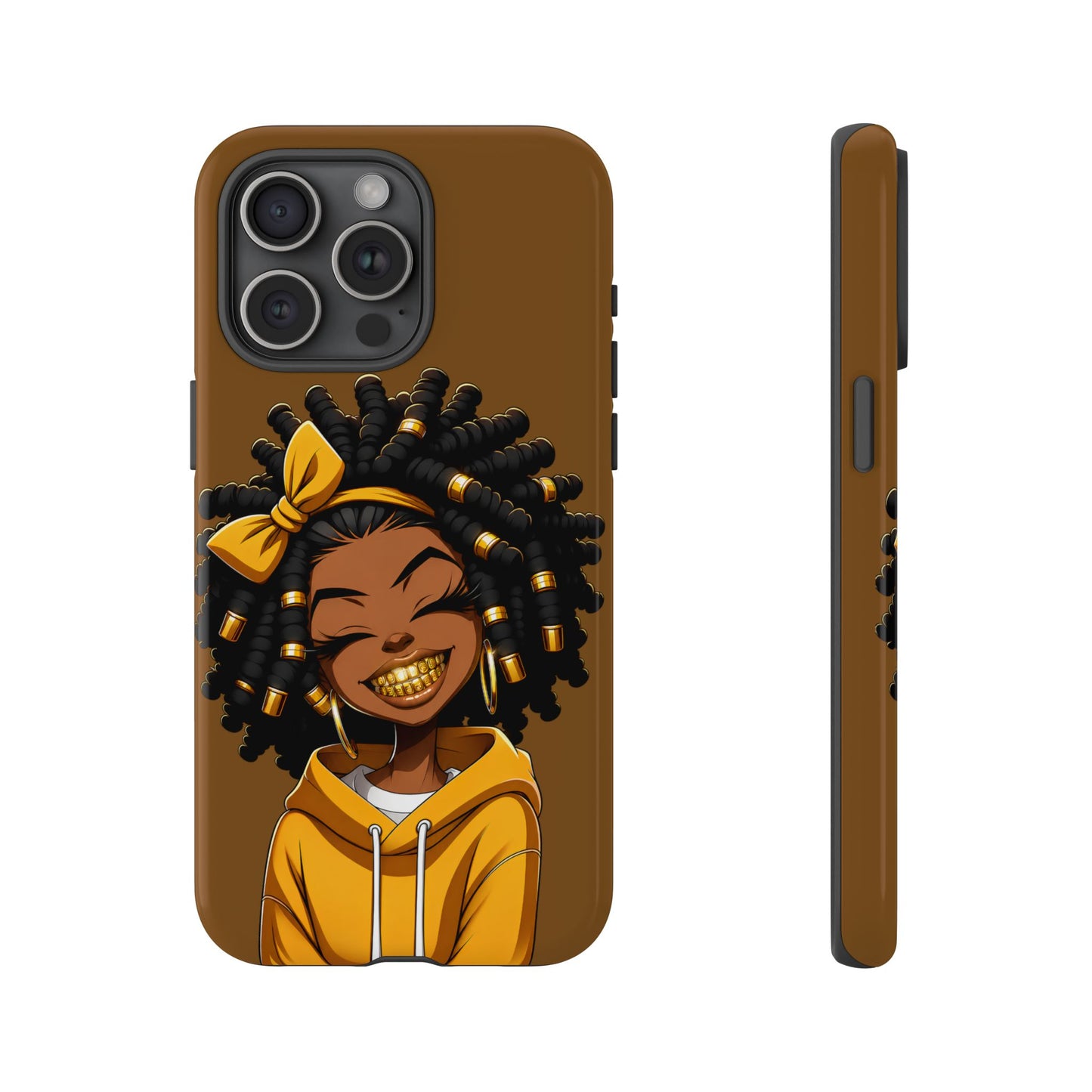 Little brown girl, iPhone Case