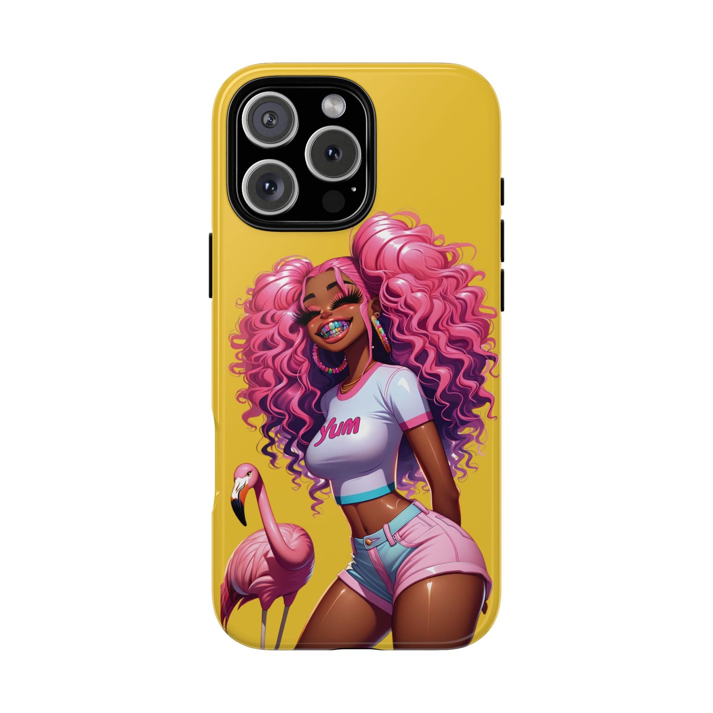 Flamingo Summer, Iphone case