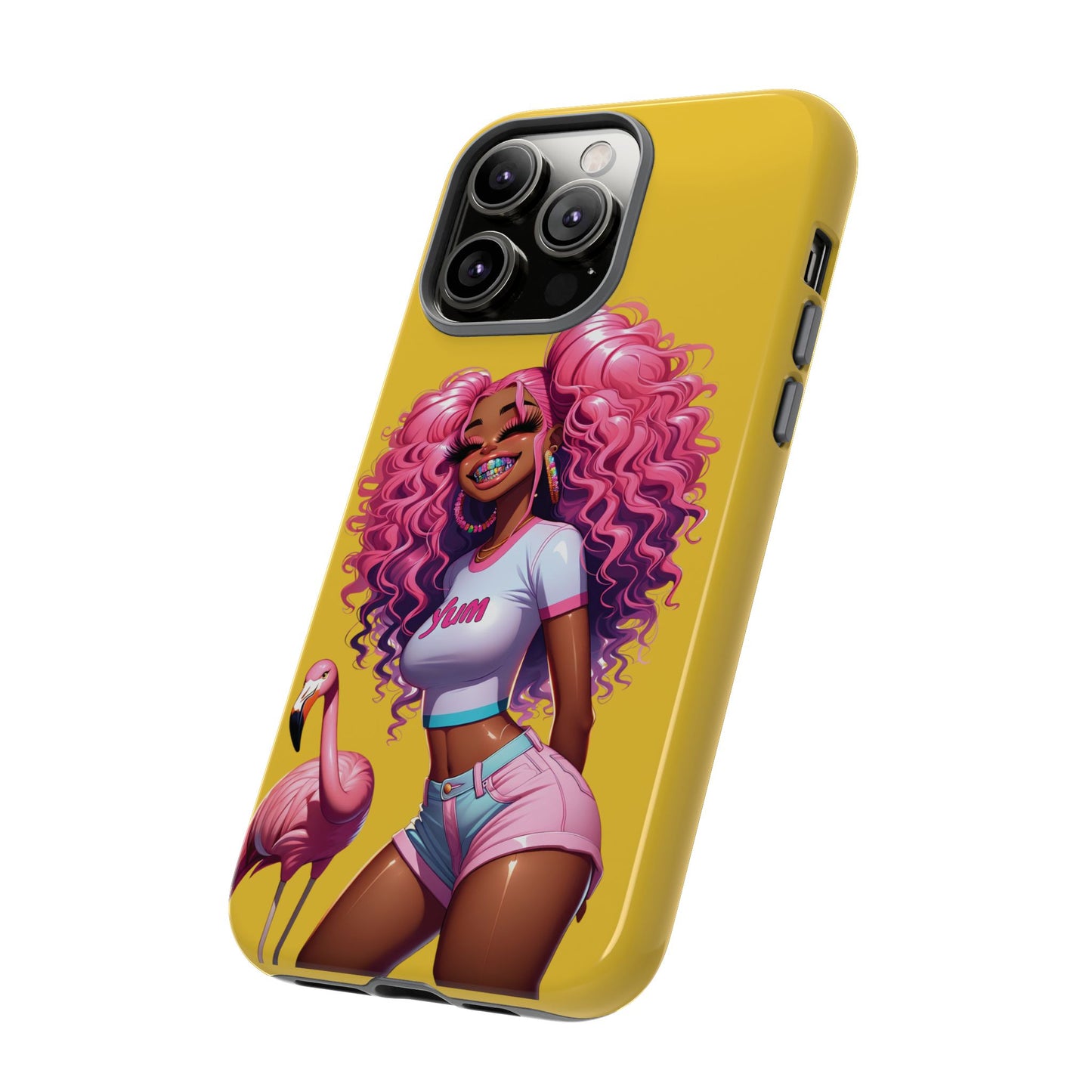 Flamingo Summer, Iphone case