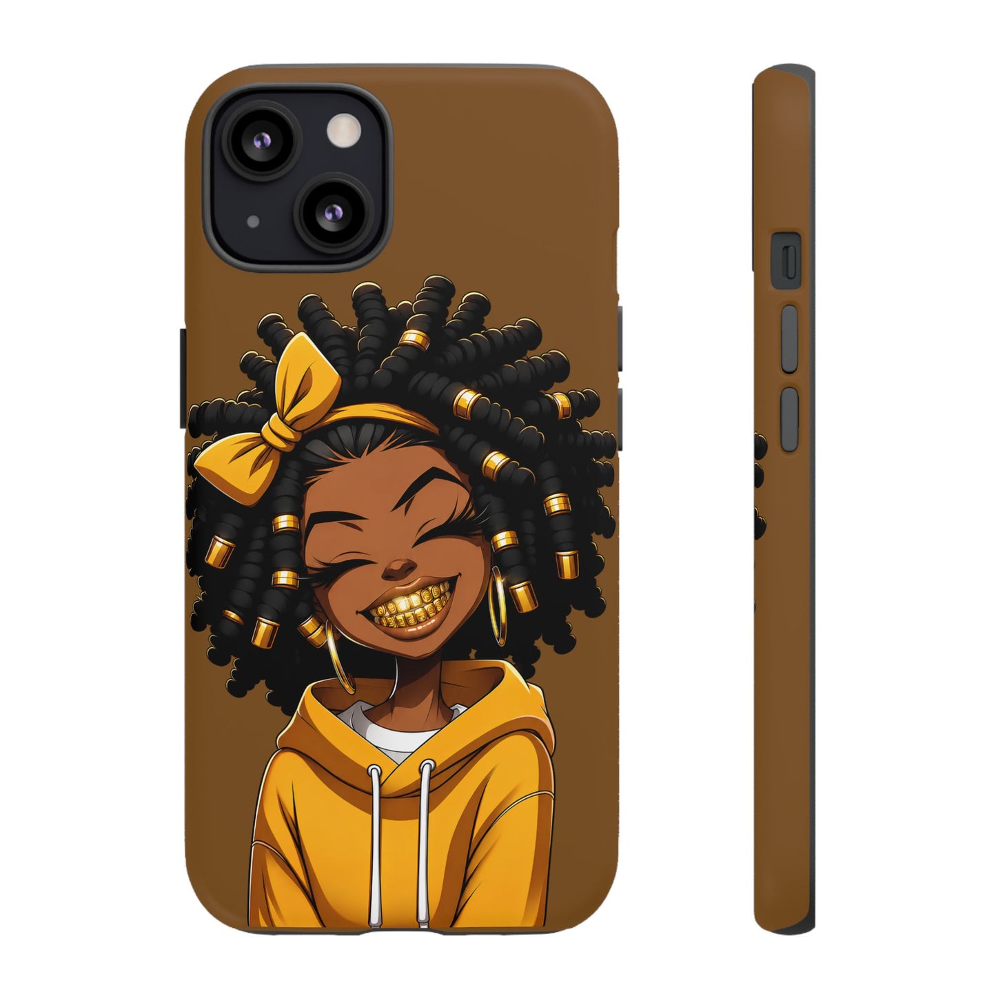 Little brown girl, iPhone Case