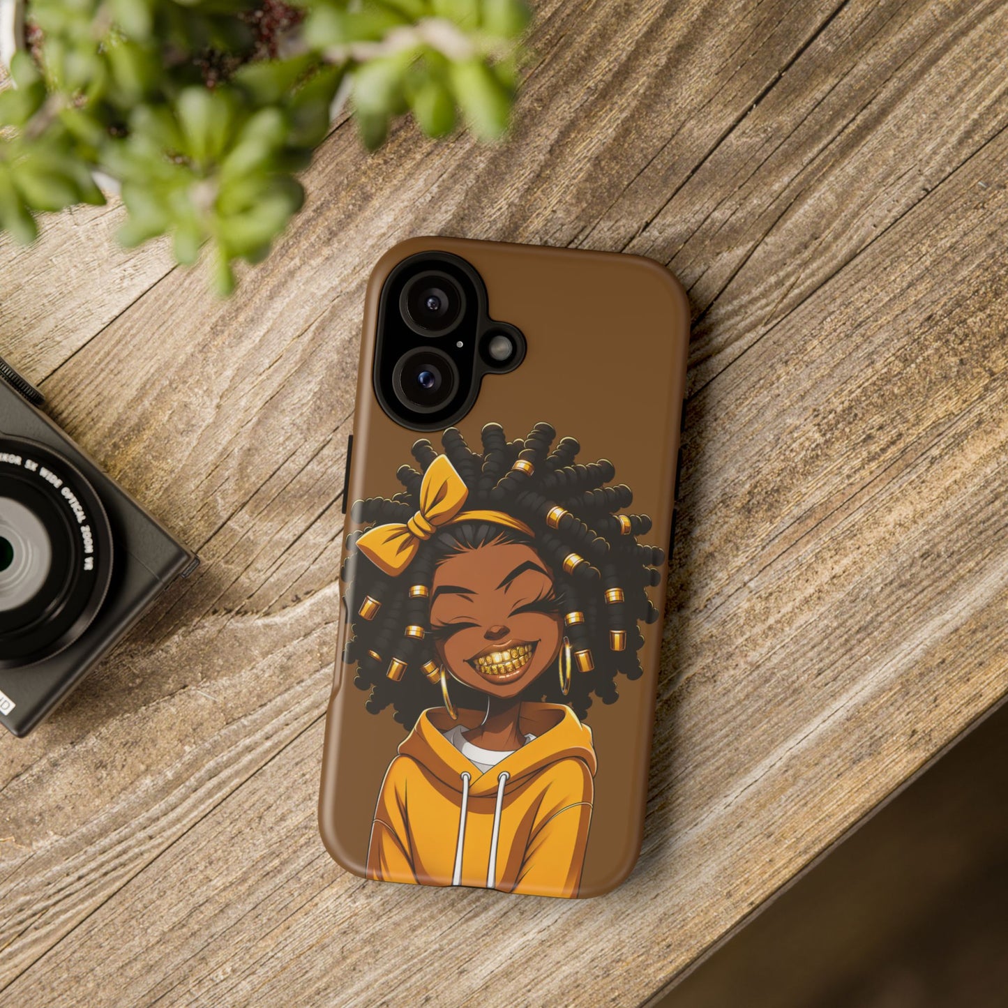 Little brown girl, iPhone Case