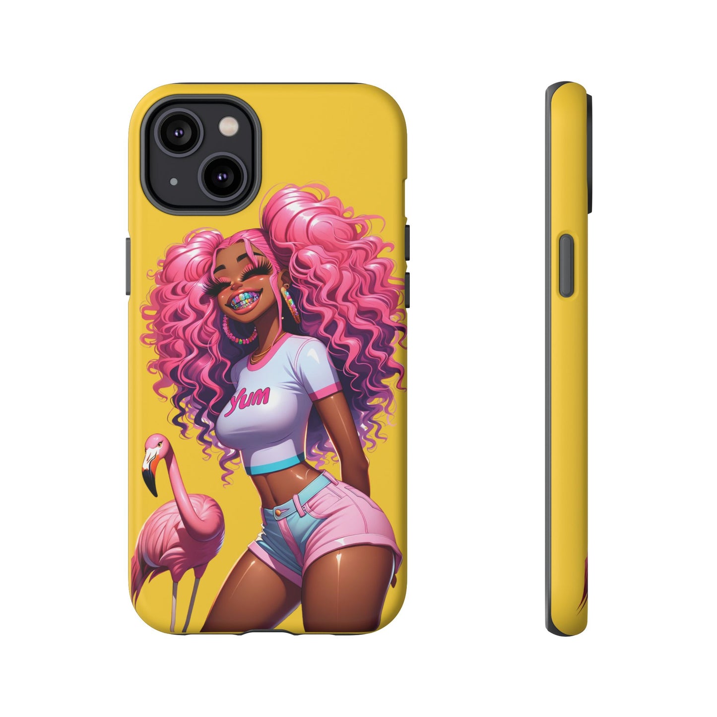 Flamingo Summer, Iphone case