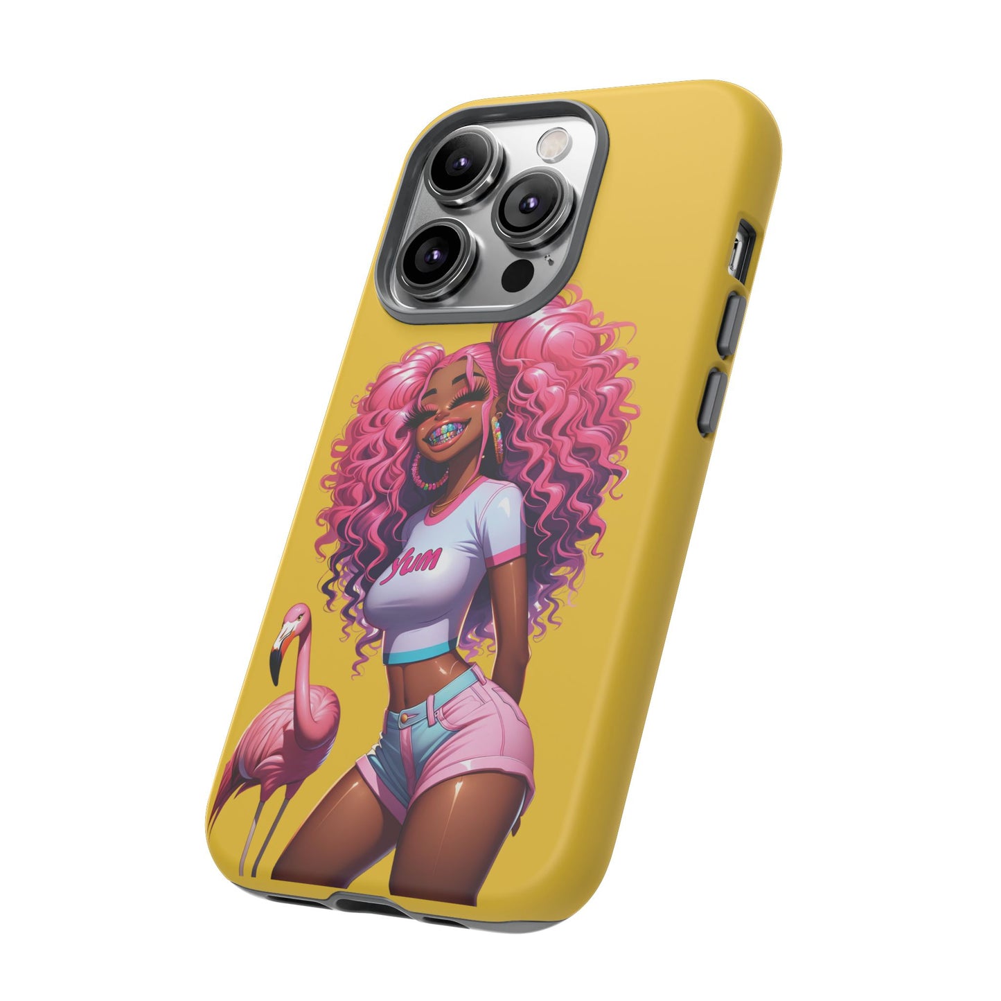 Flamingo Summer, Iphone case