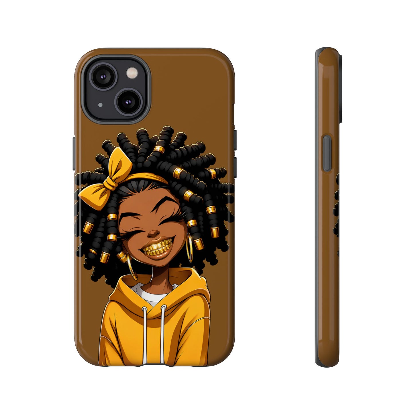 Little brown girl, iPhone Case