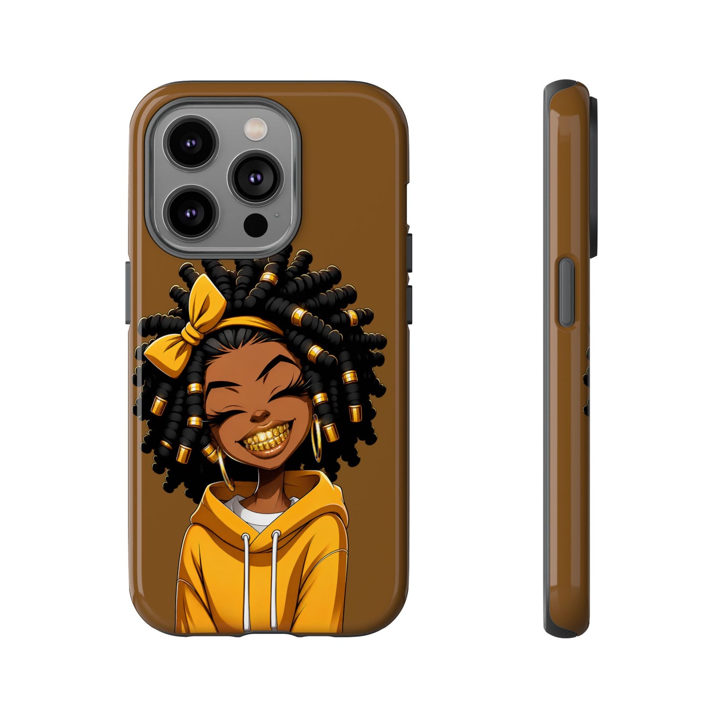 Little brown girl, iPhone Case