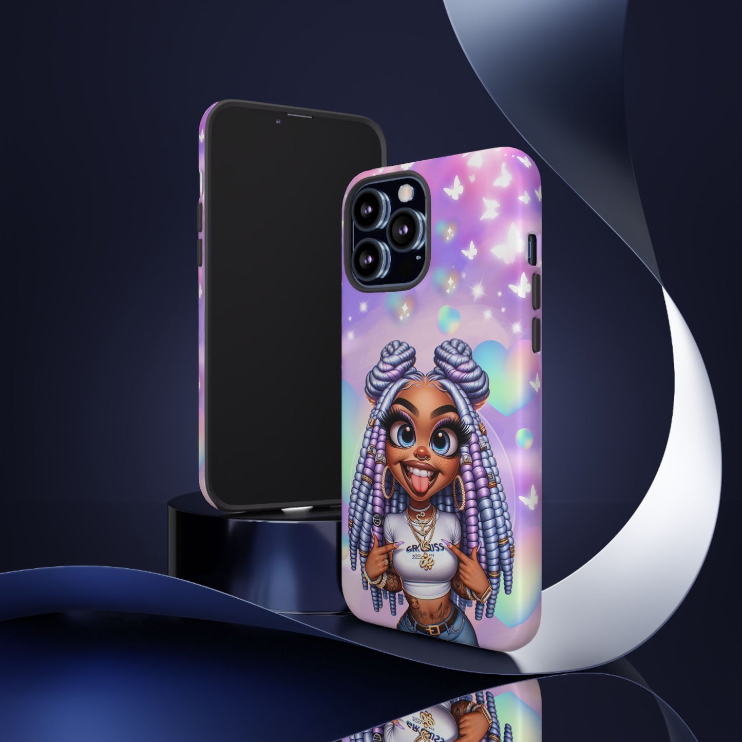 Butterfly girly Tough Iphone Case