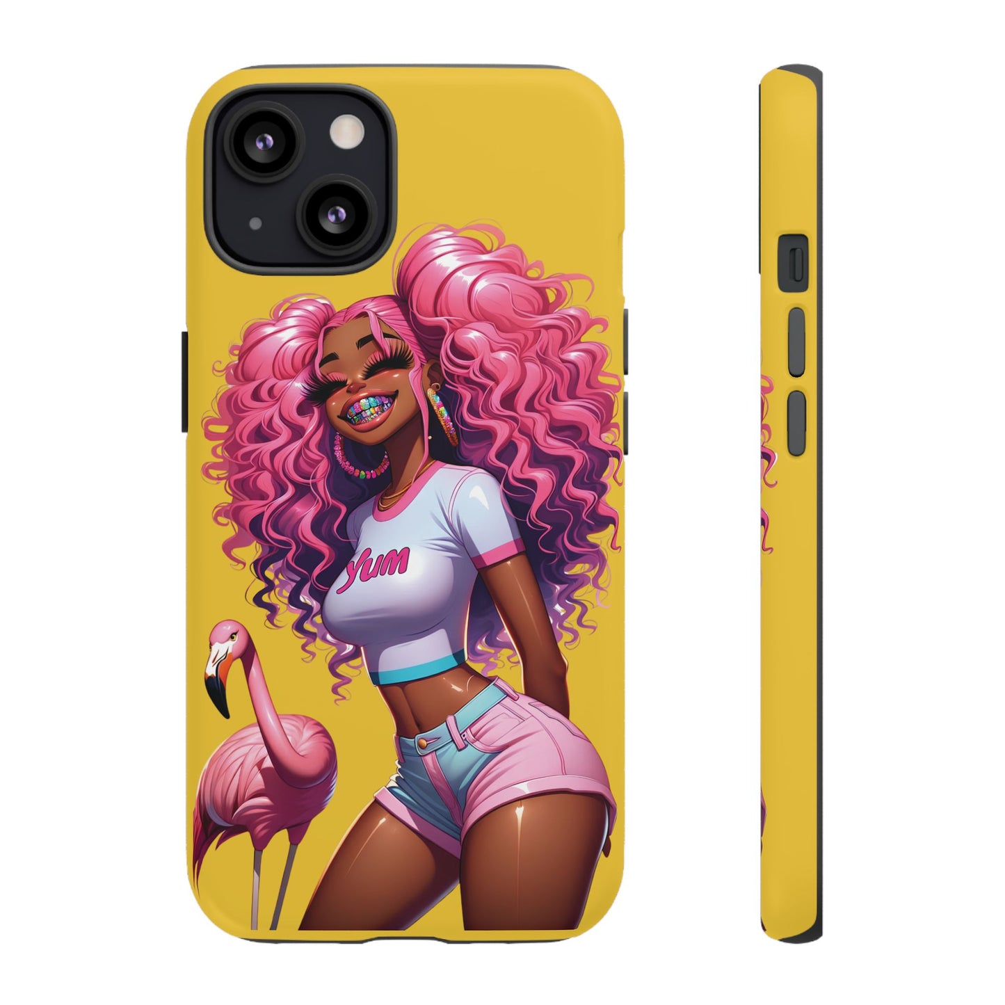 Flamingo Summer, Iphone case