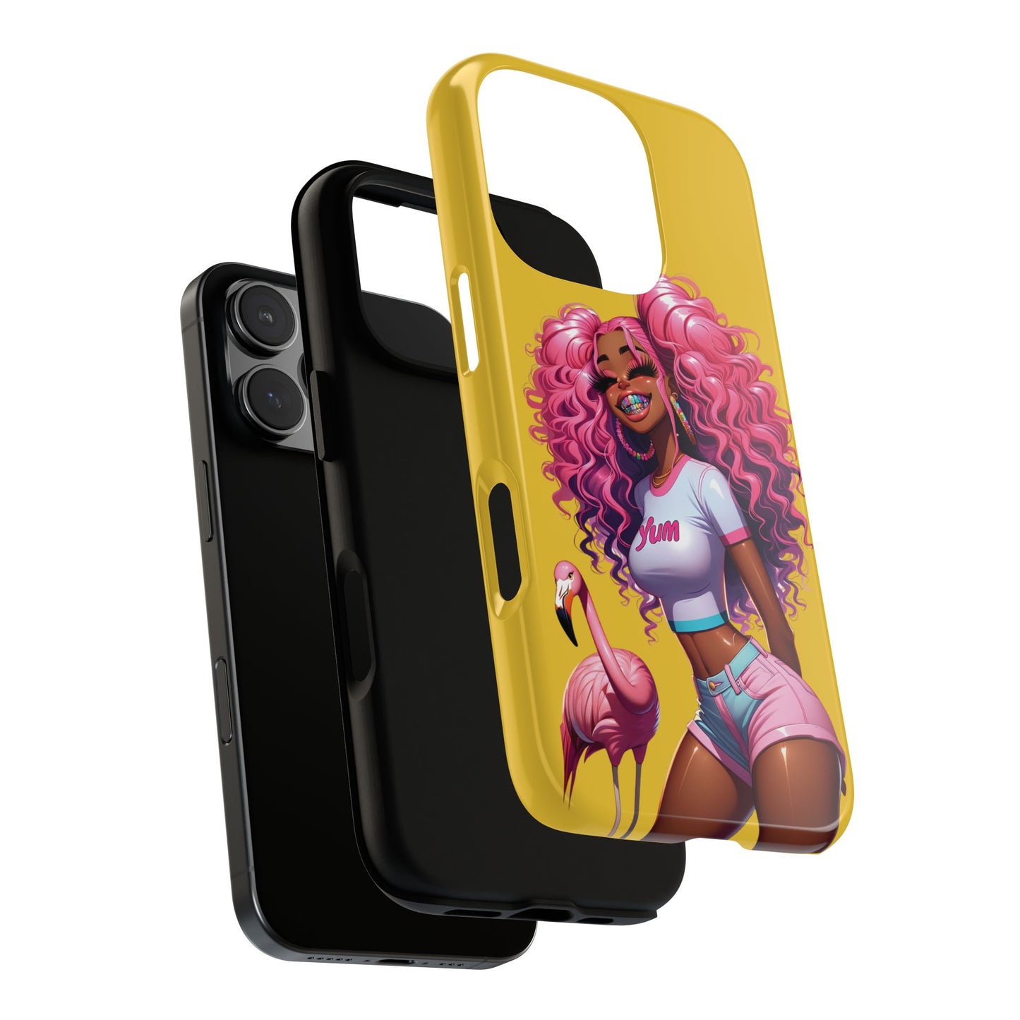Flamingo Summer, Iphone case