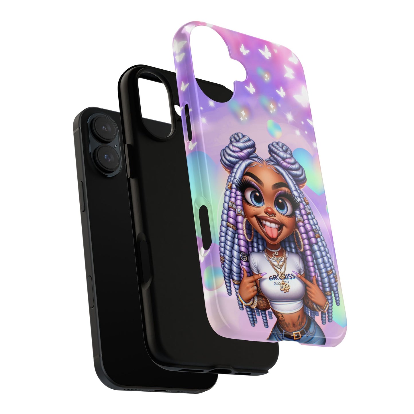 Butterfly girly Tough Iphone Case