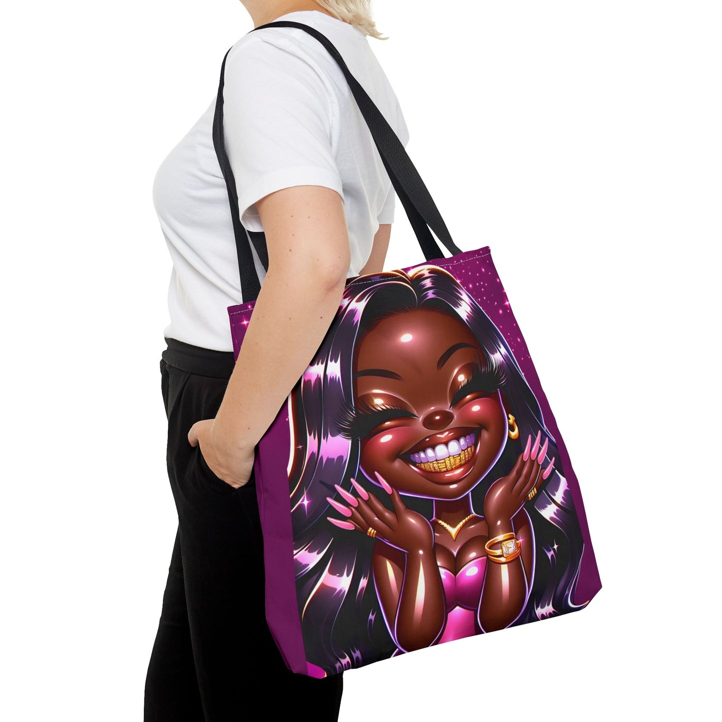 Smiley tote bag