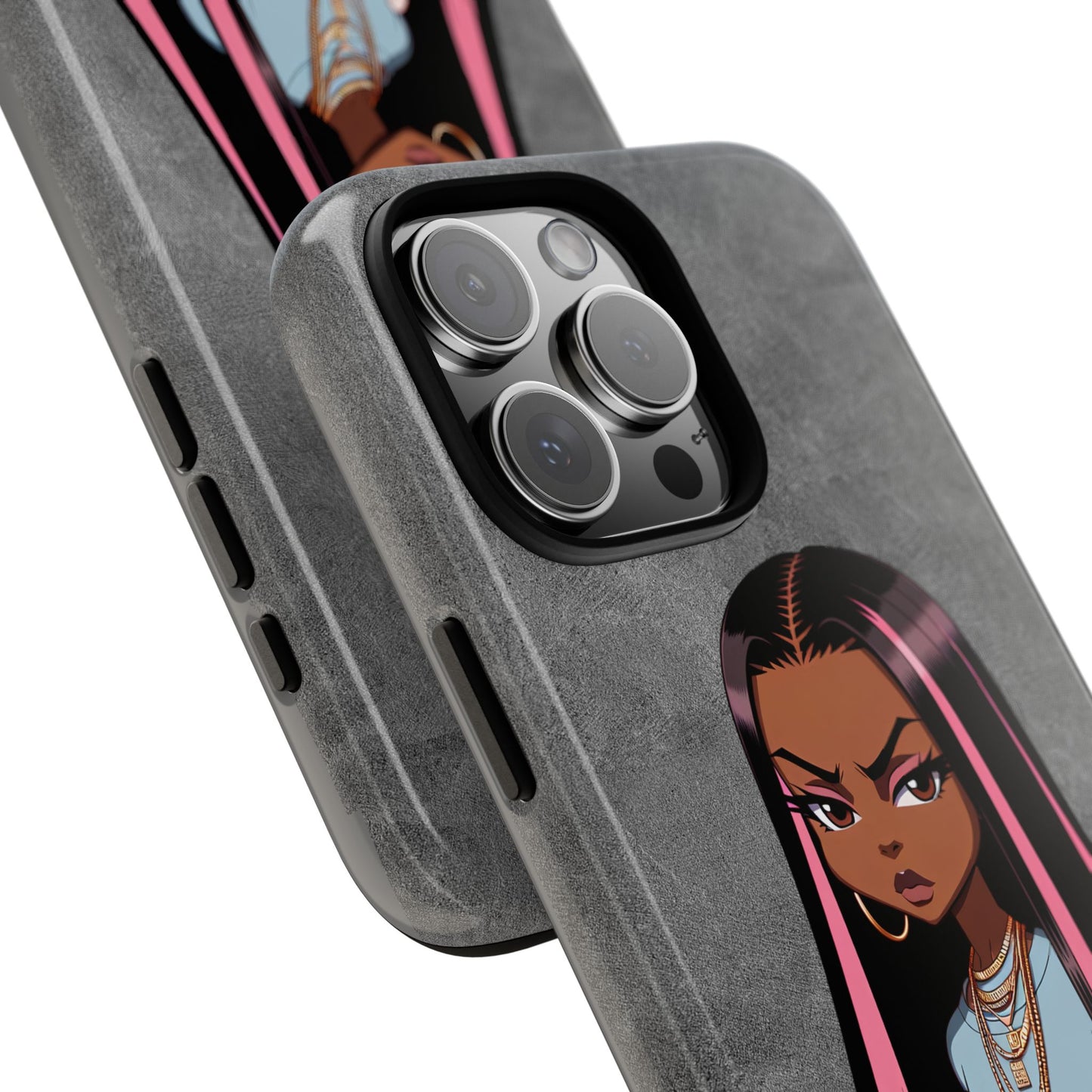 Moxie & her bunny tough Iphone case