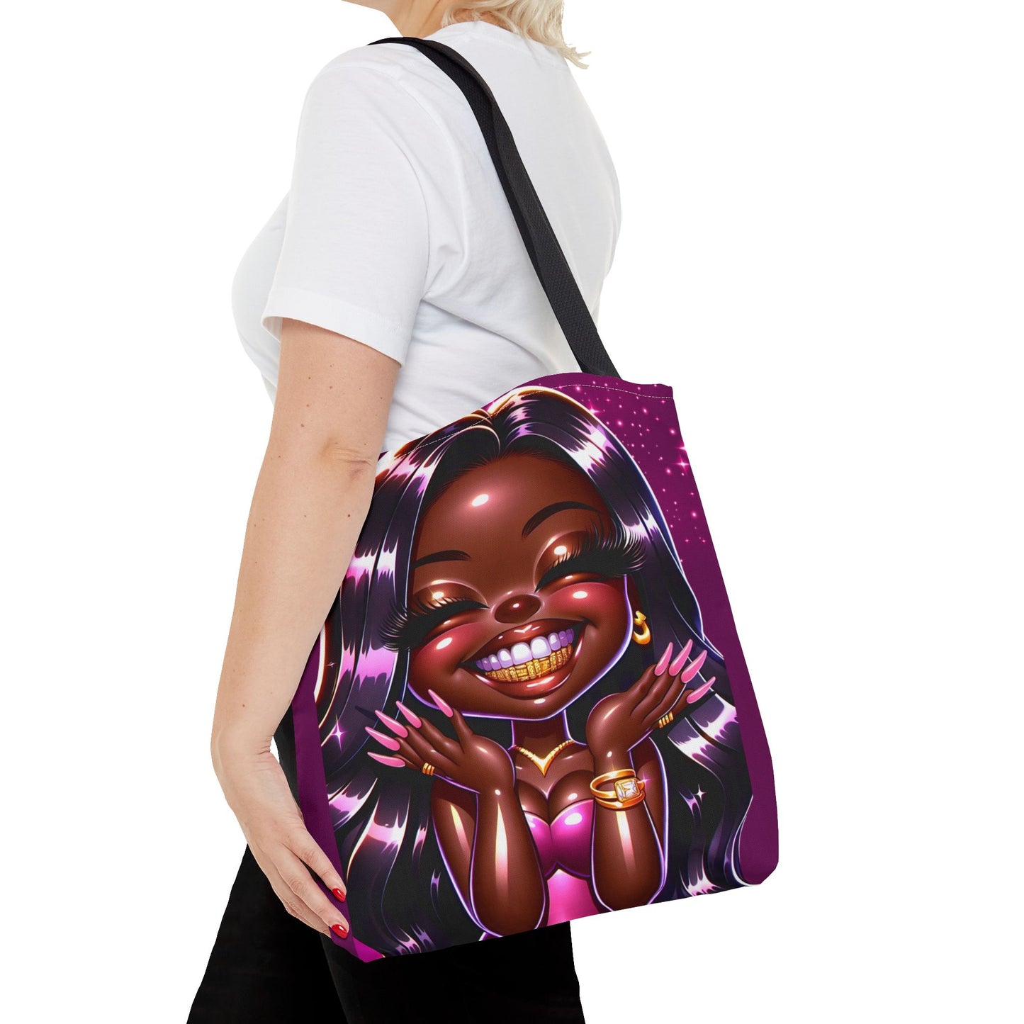 Smiley tote bag