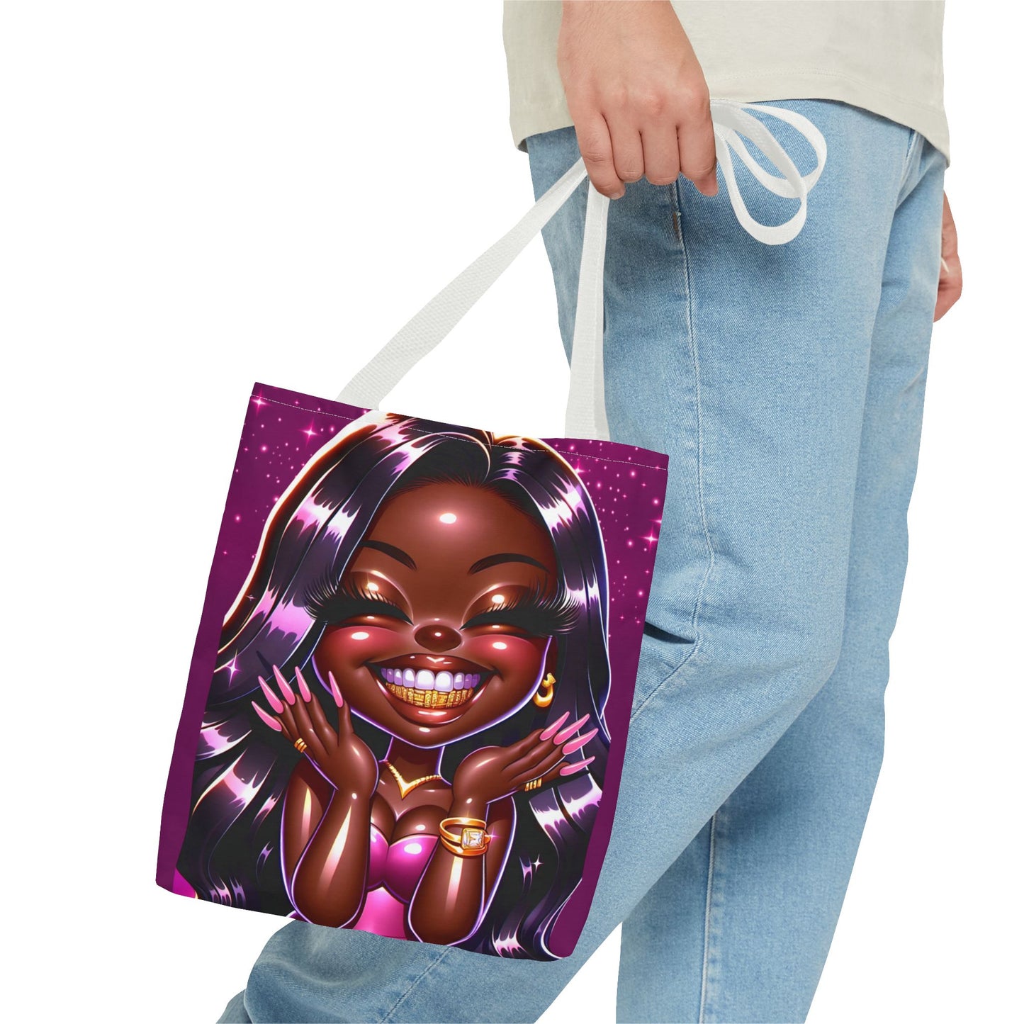 Smiley tote bag