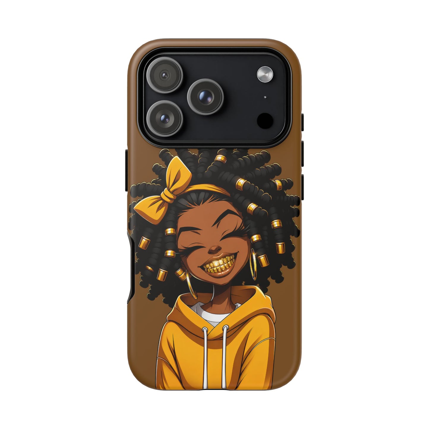 Little brown girl, iPhone Case