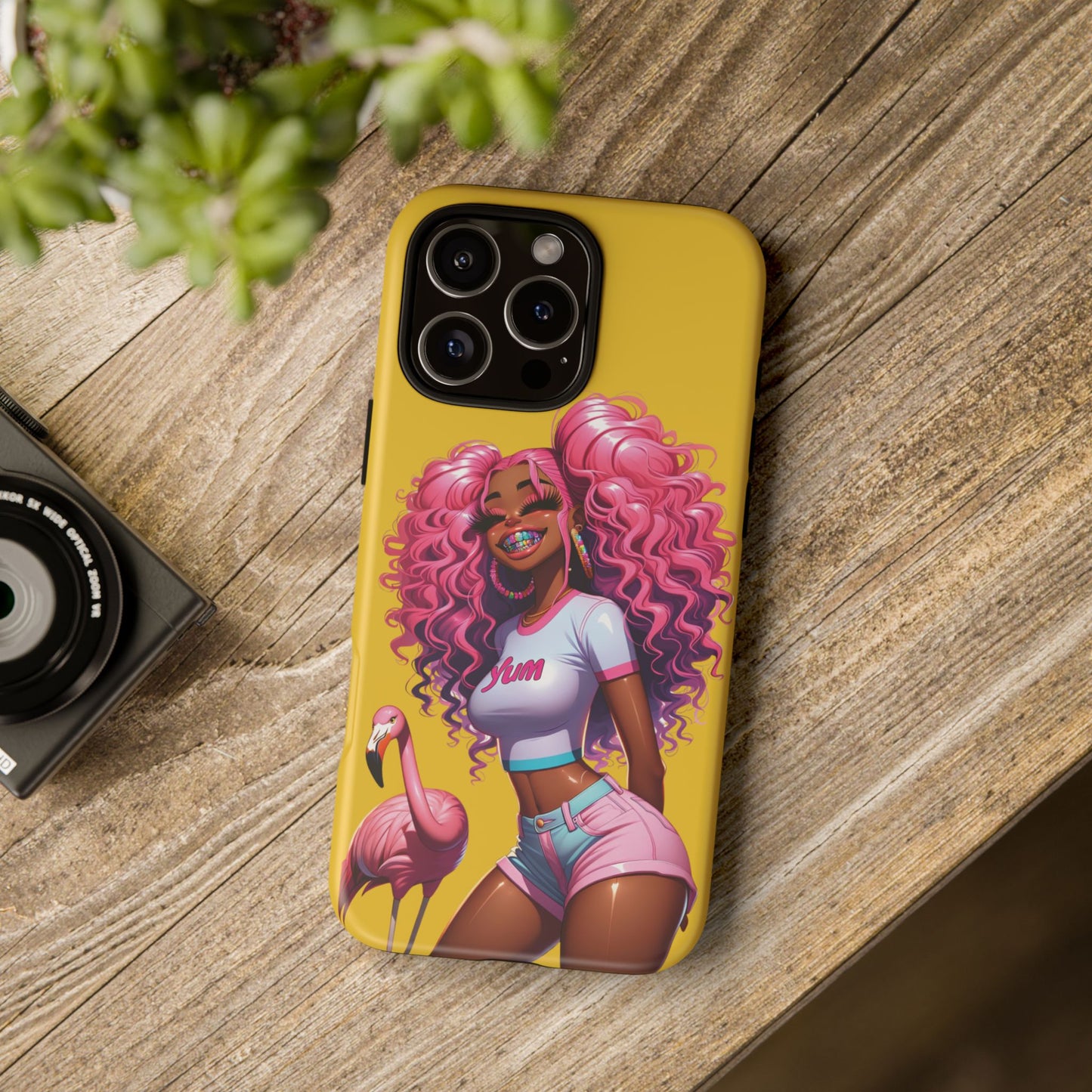 Flamingo Summer, Iphone case