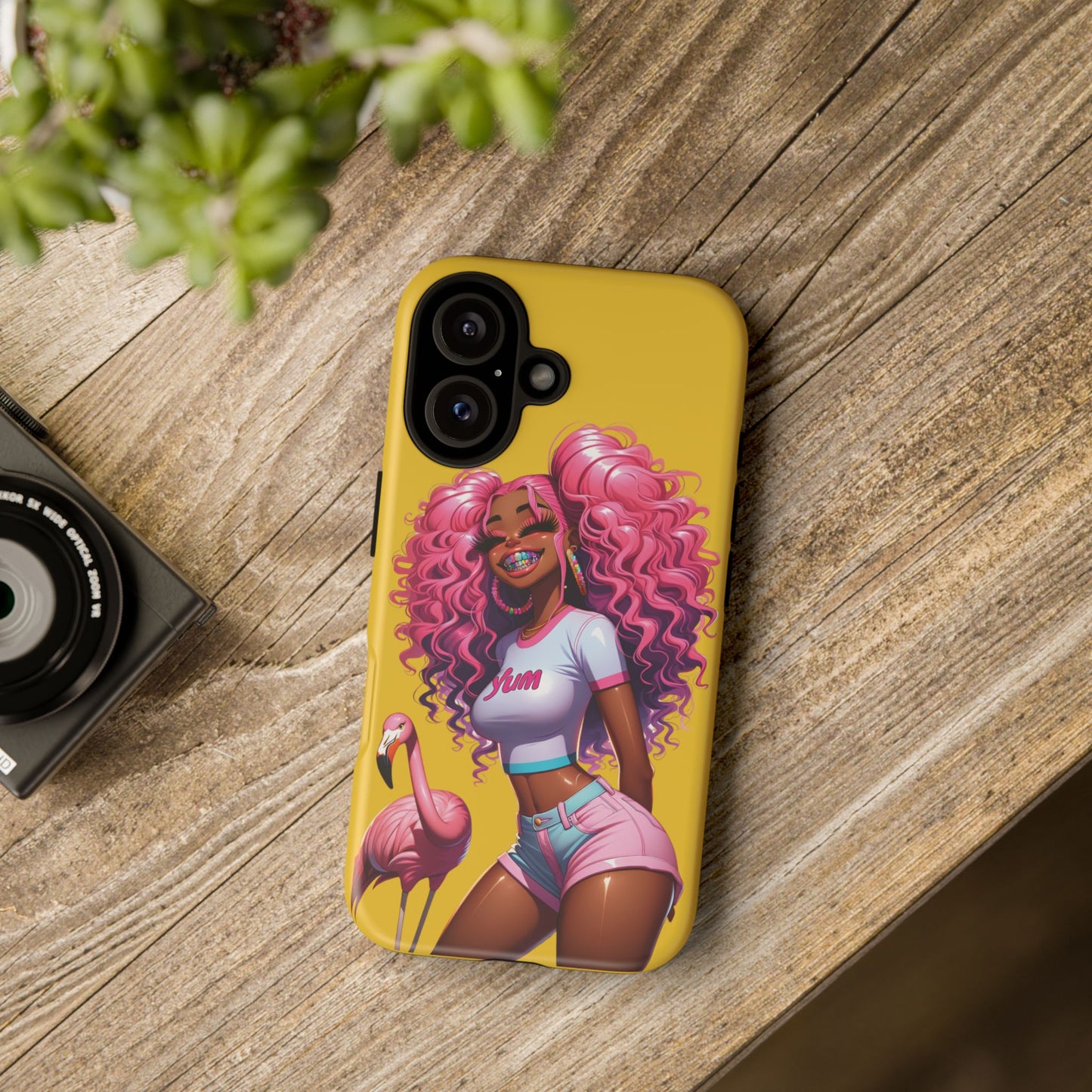 Flamingo Summer, Iphone case