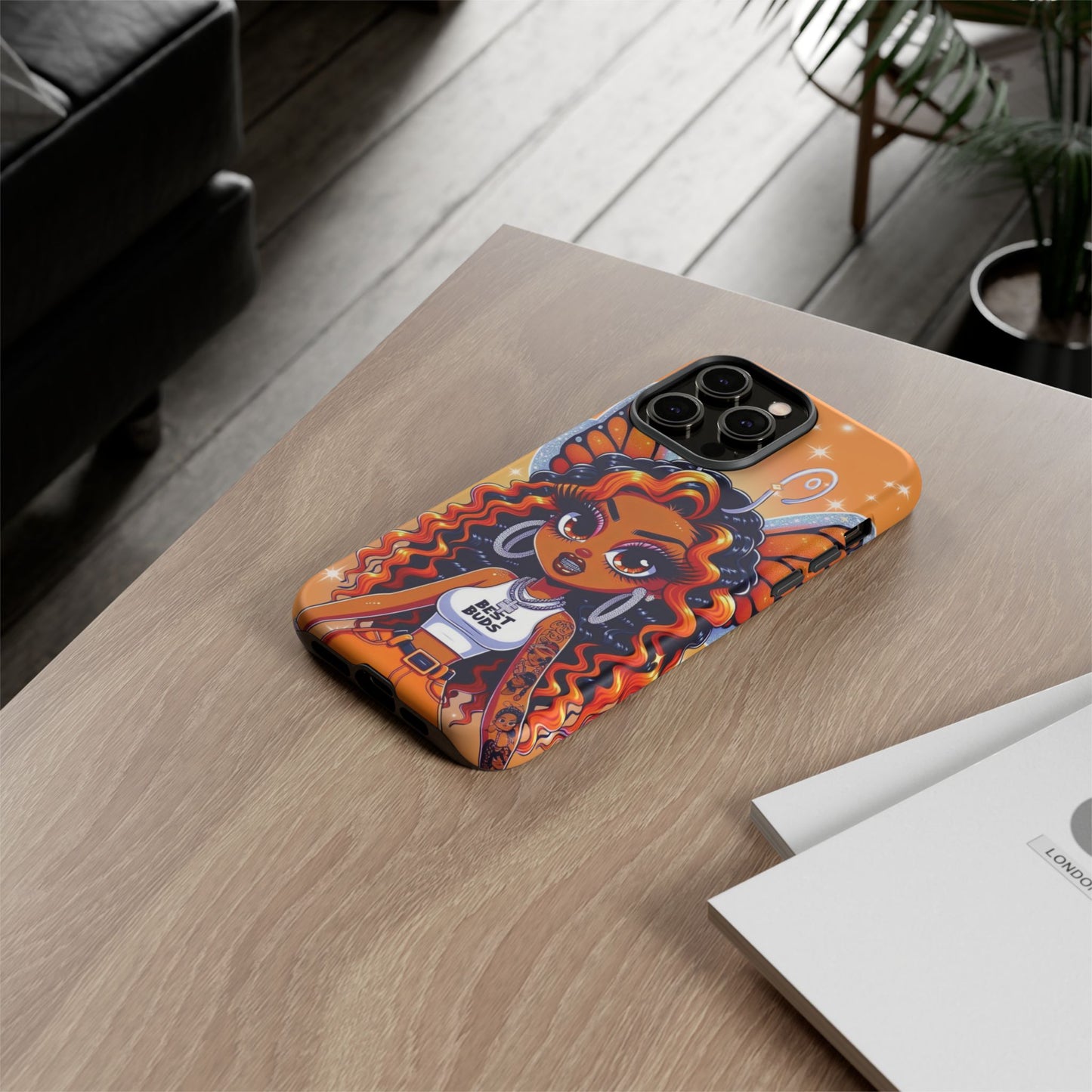Butterfly lady Iphone case