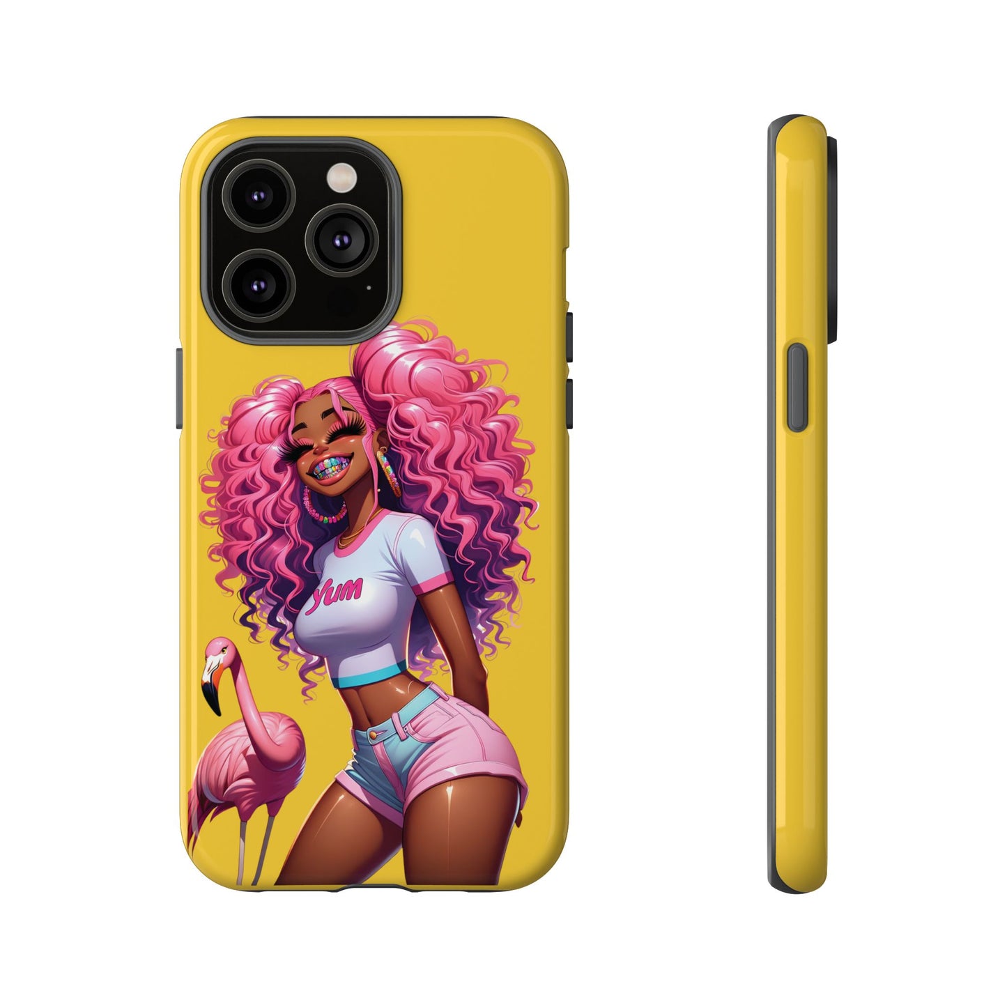 Flamingo Summer, Iphone case