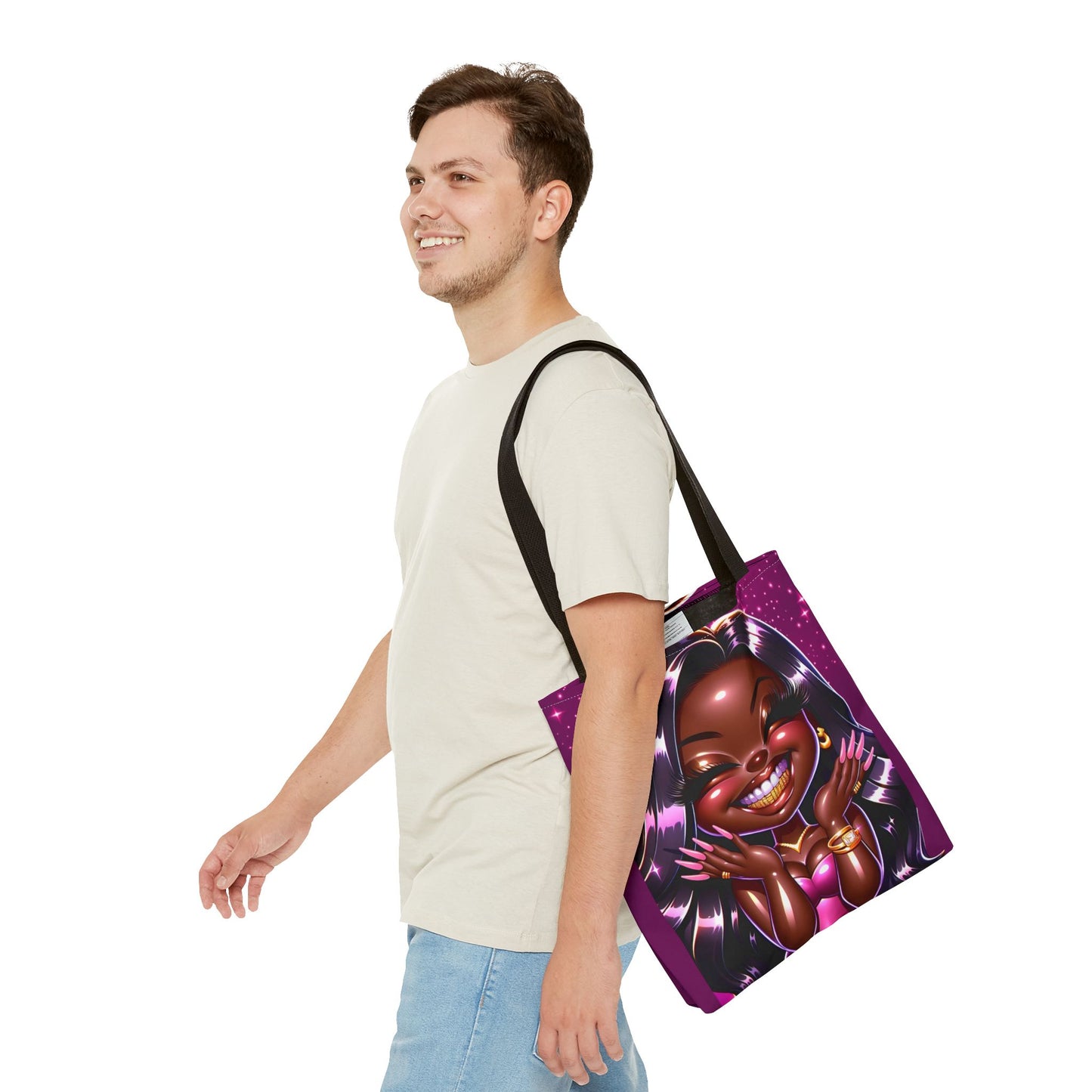 Smiley tote bag
