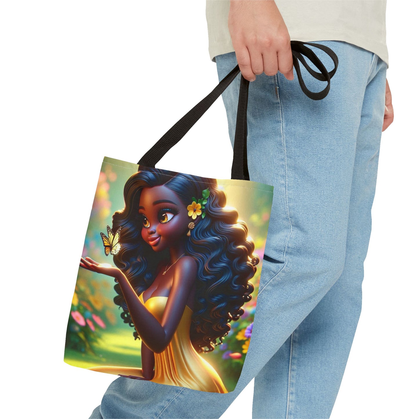Flower Girl Tote Bag