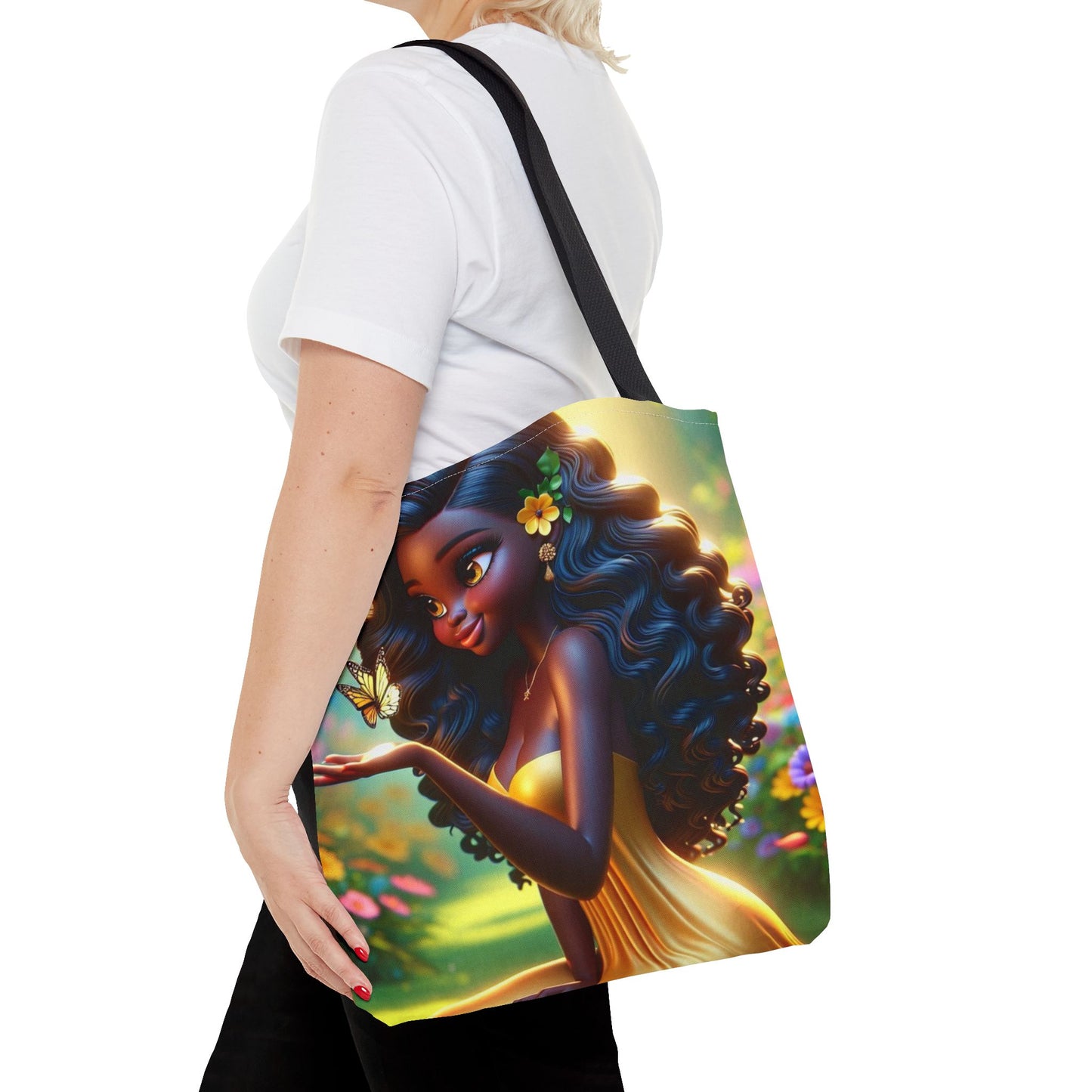 Flower Girl Tote Bag