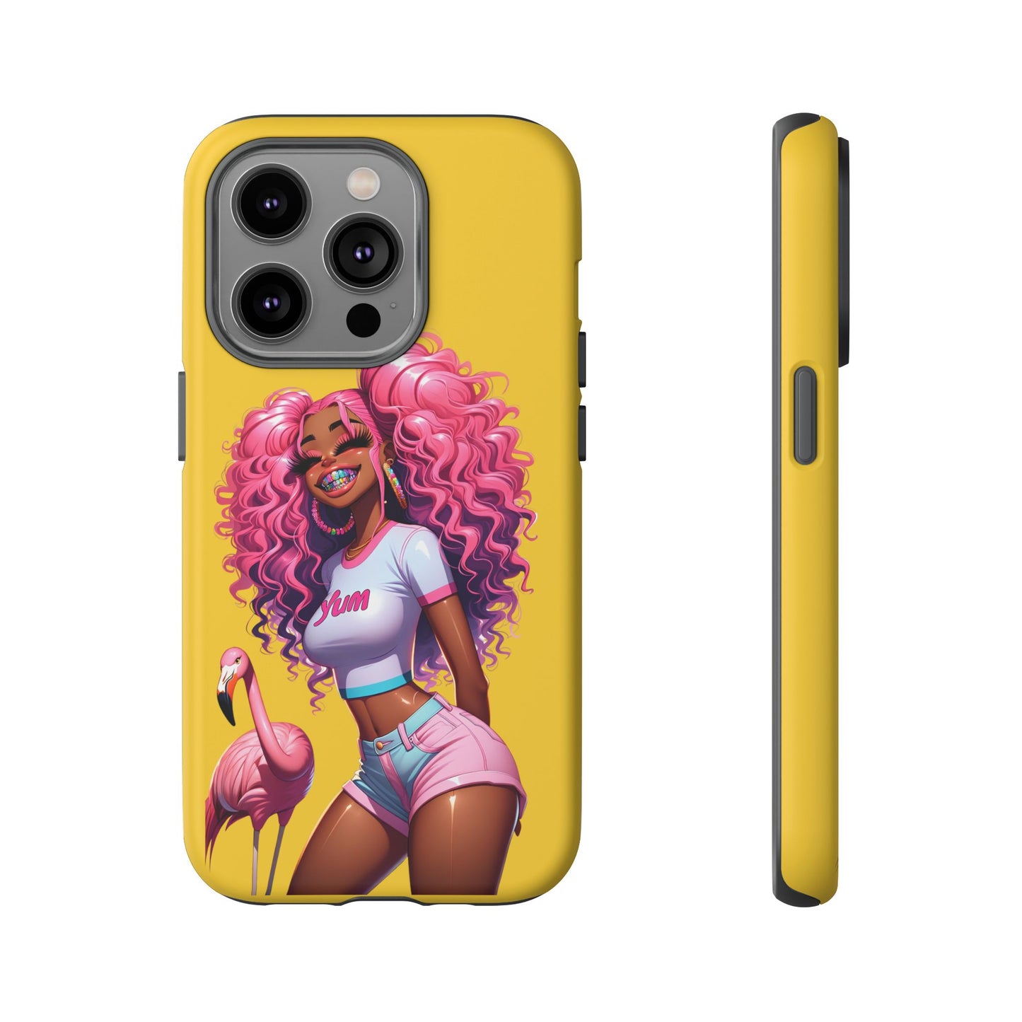 Flamingo Summer, Iphone case