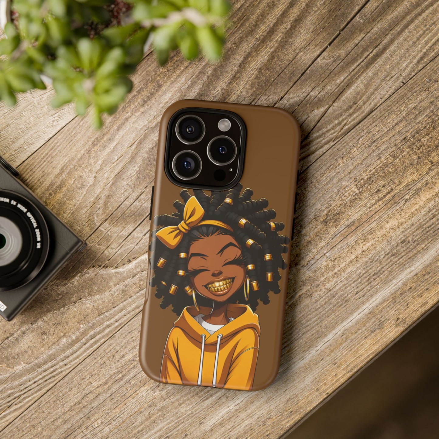 Little brown girl, iPhone Case