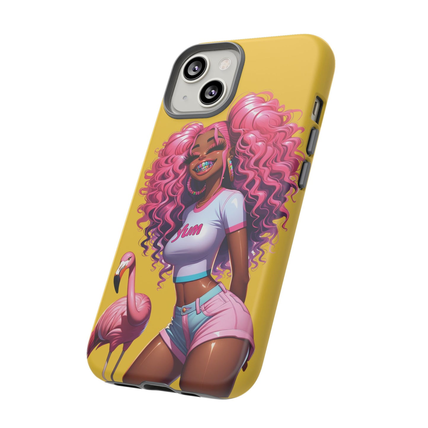 Flamingo Summer, Iphone case