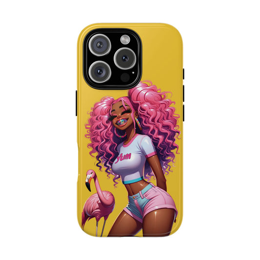 Flamingo Summer, Iphone case