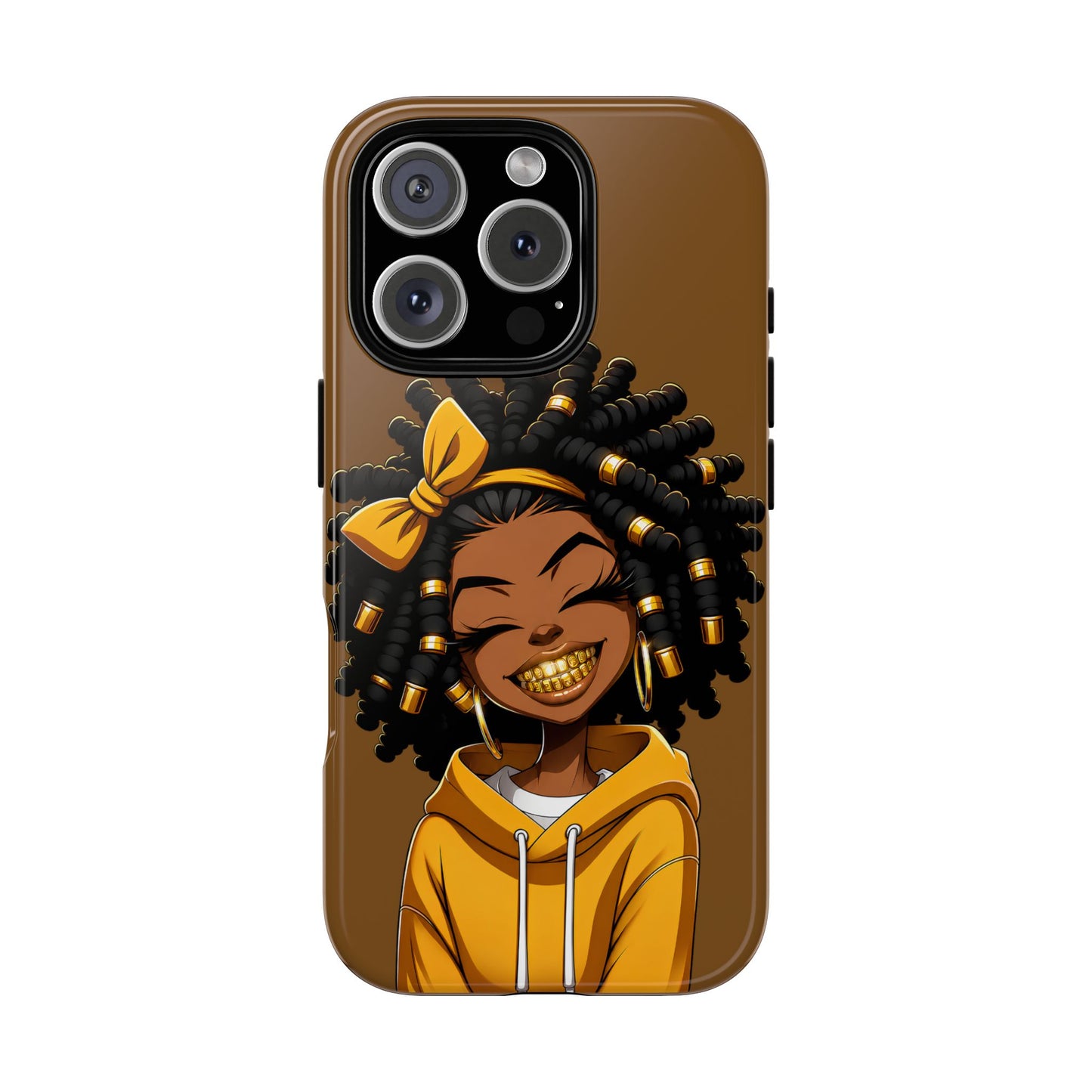 Little brown girl, iPhone Case