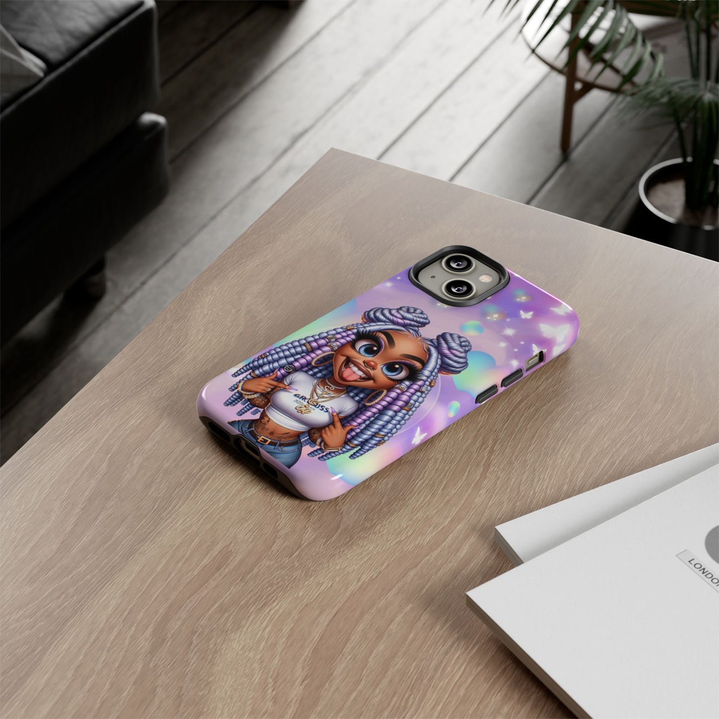 Butterfly girly Tough Iphone Case