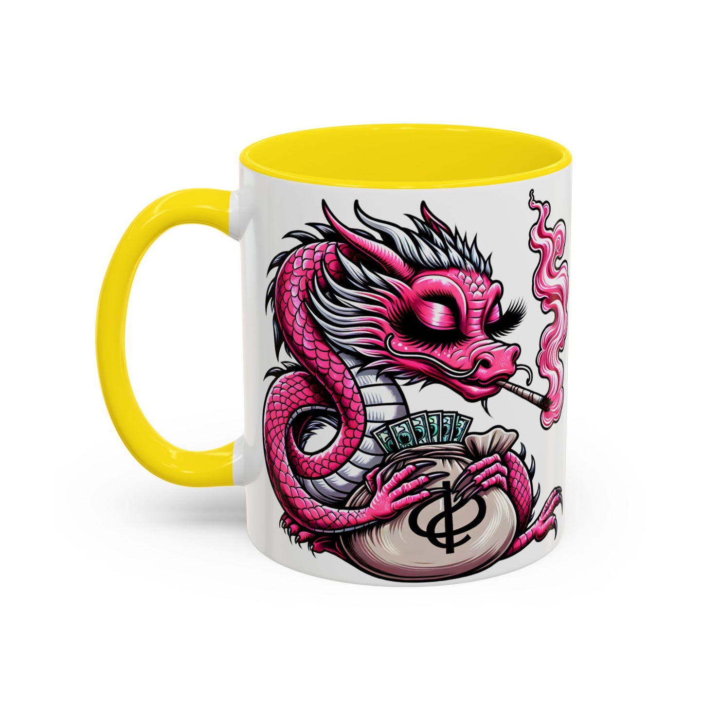 Pink Dragon Coffee Mug