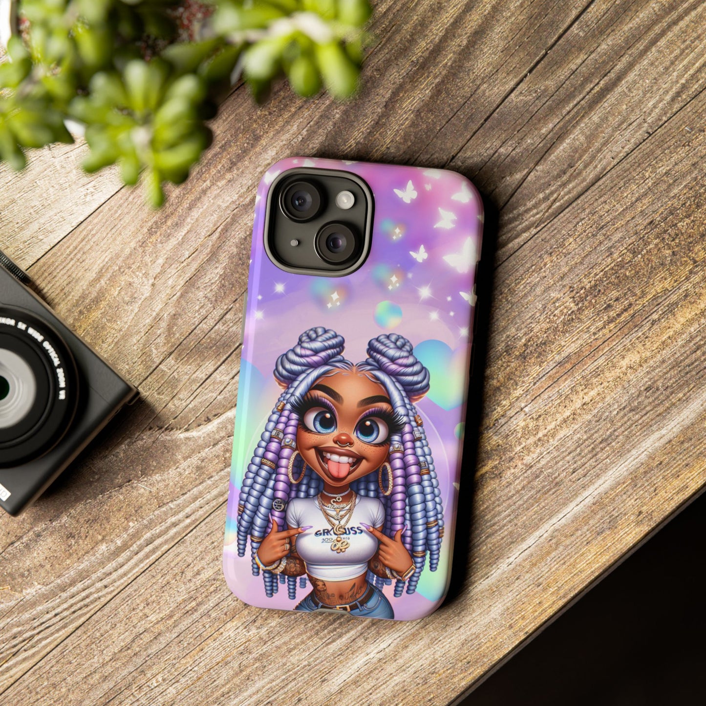 Butterfly girly Tough Iphone Case