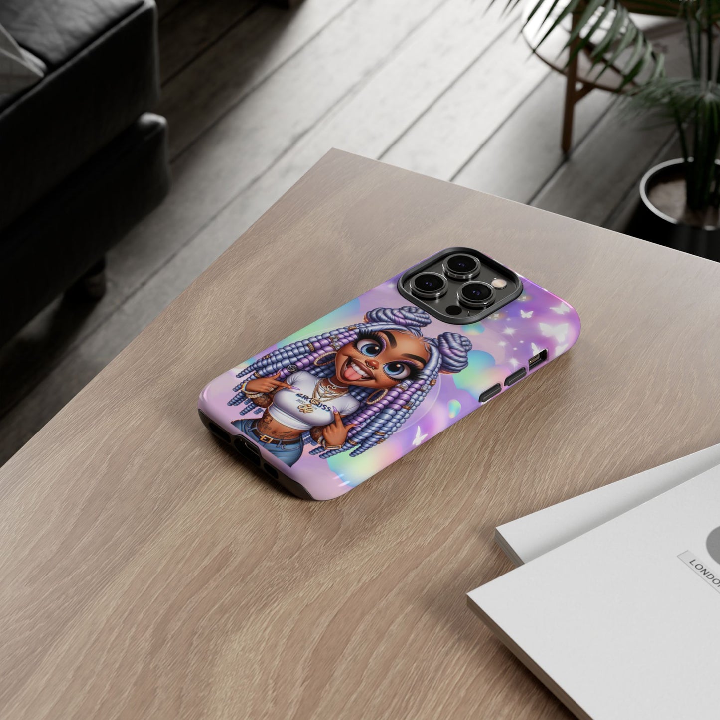 Butterfly girly Tough Iphone Case