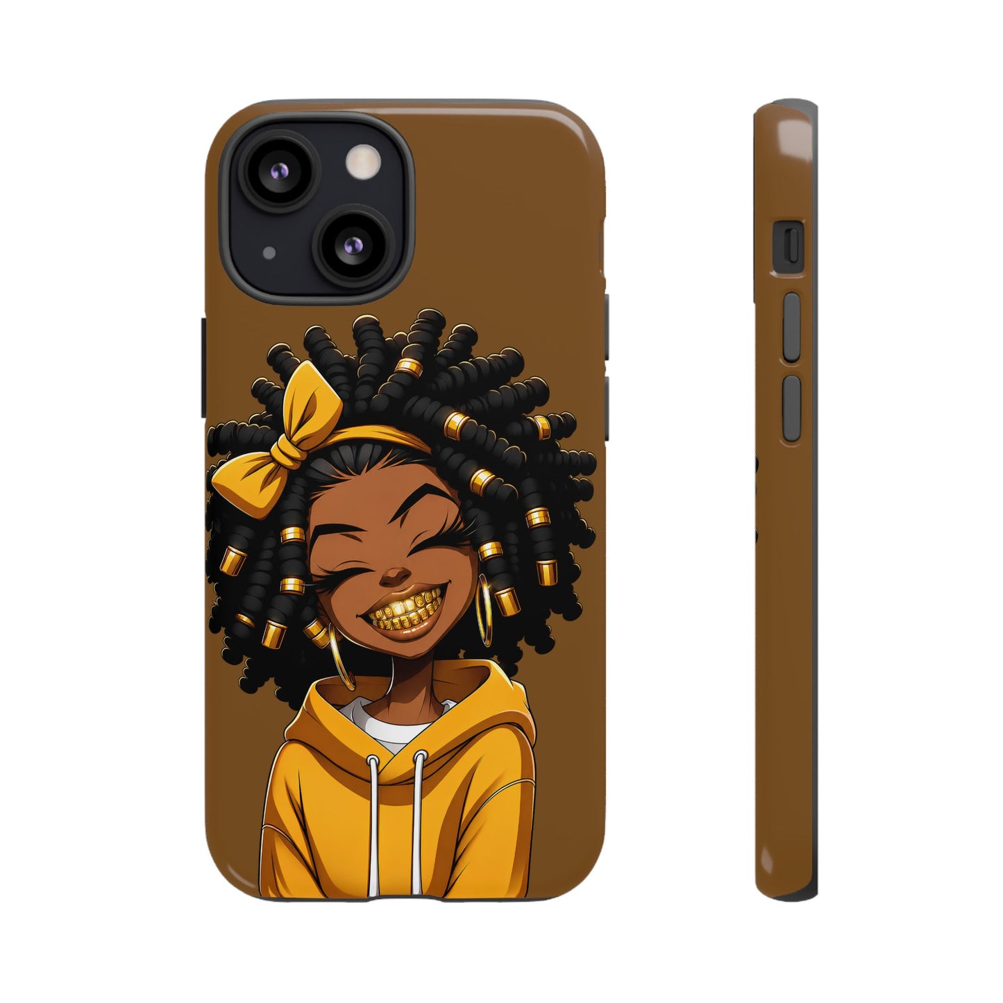Little brown girl, iPhone Case