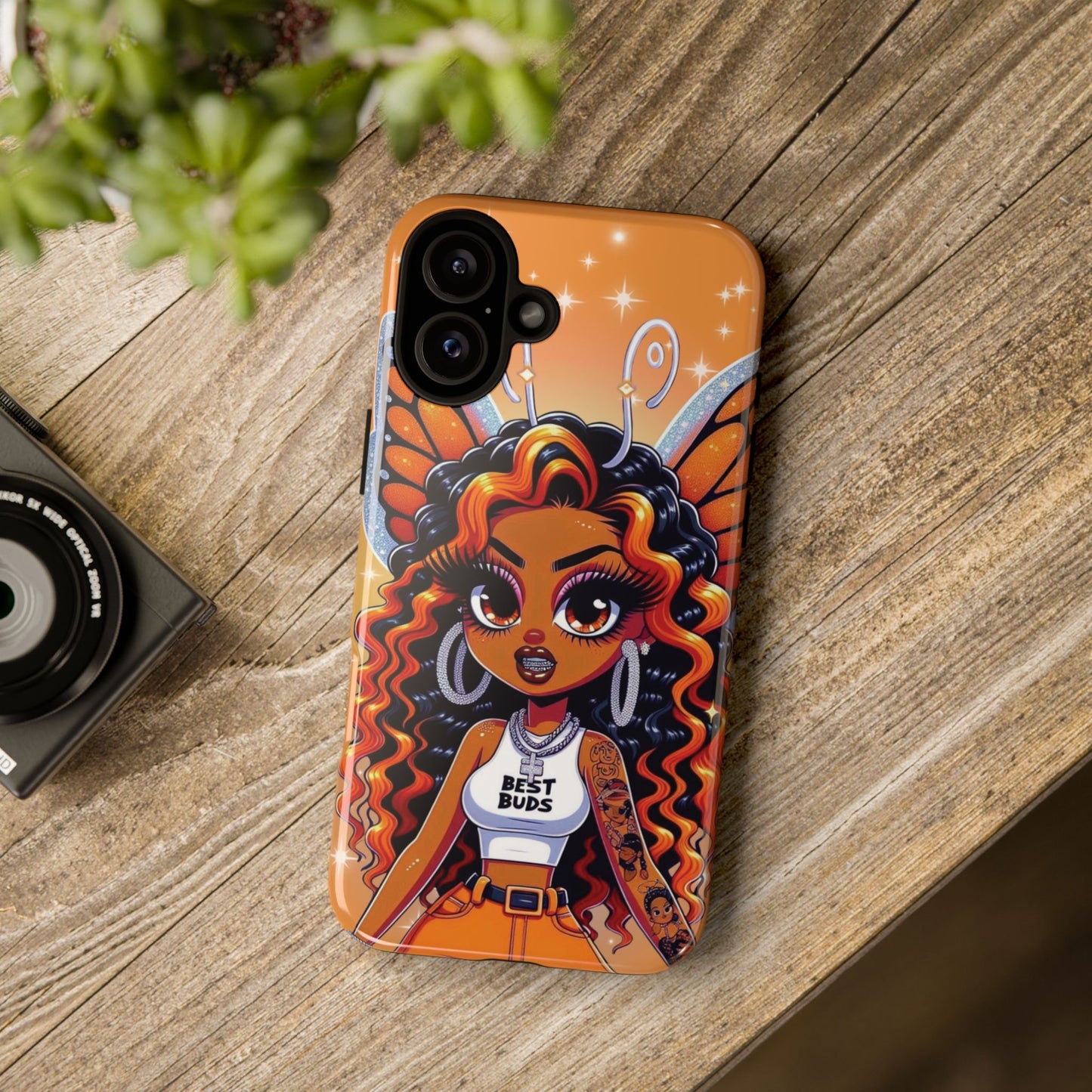 Butterfly lady Iphone case