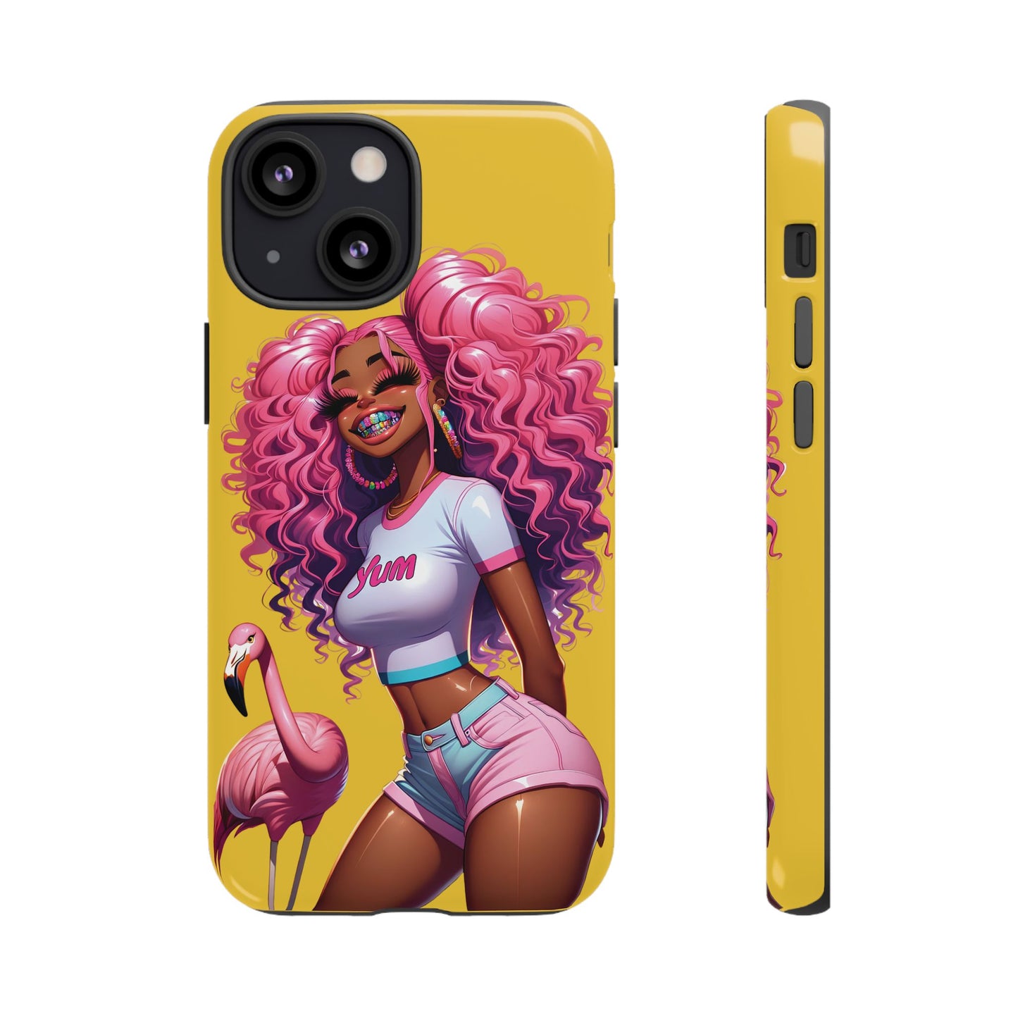 Flamingo Summer, Iphone case