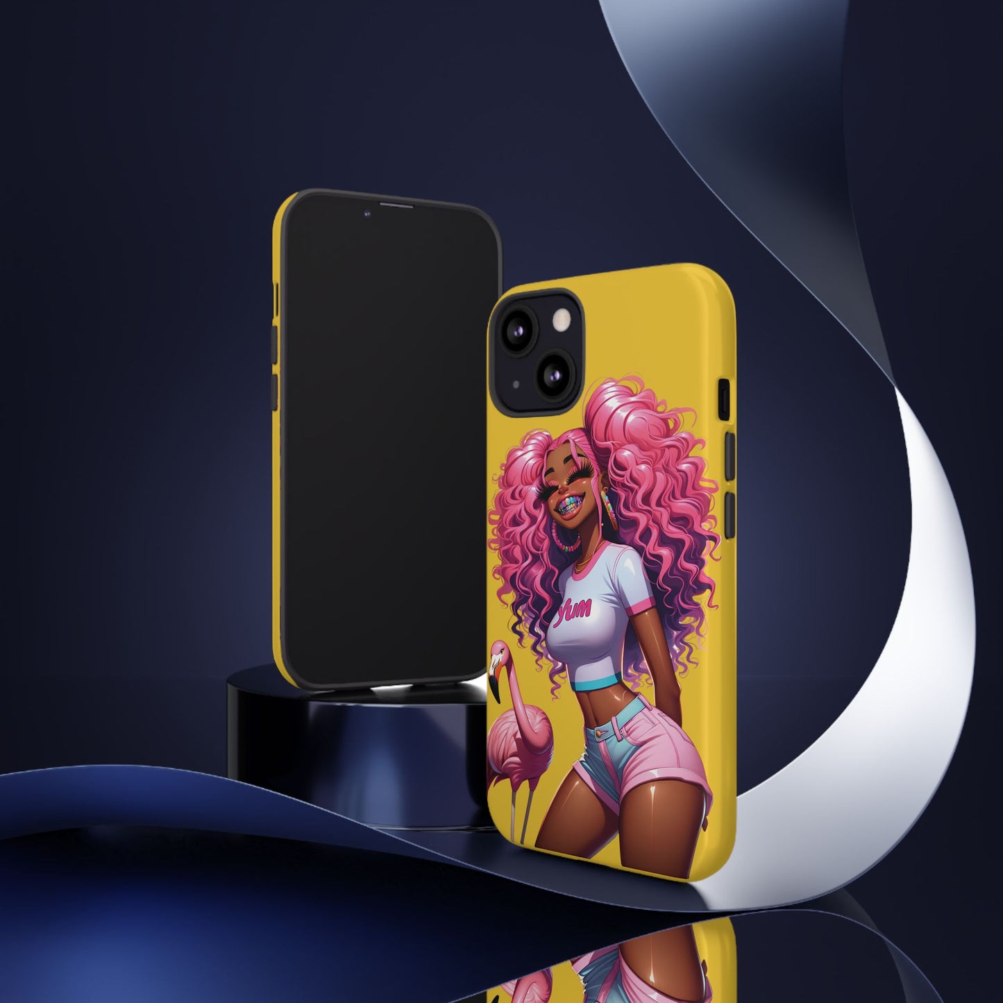Flamingo Summer, Iphone case
