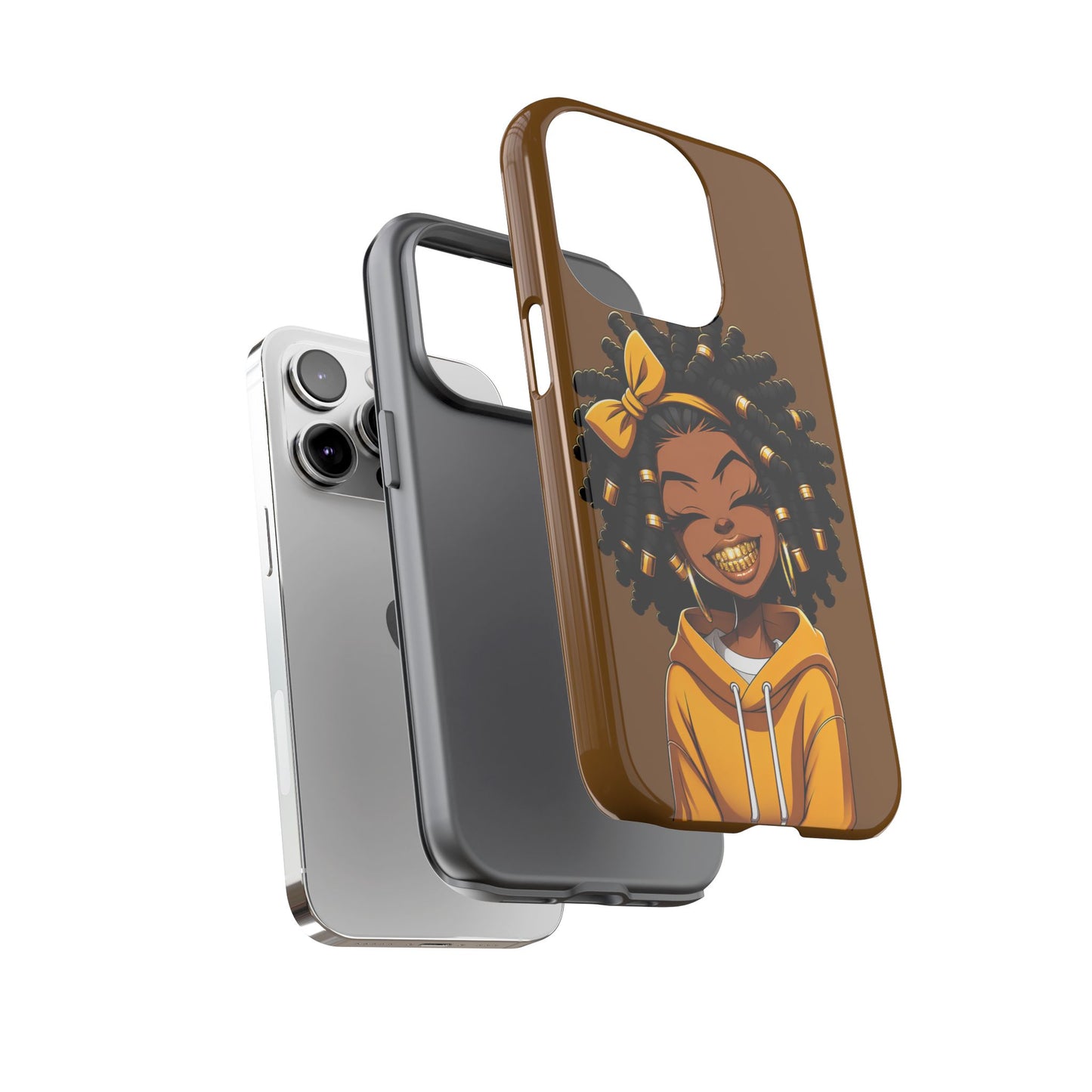 Little brown girl, iPhone Case