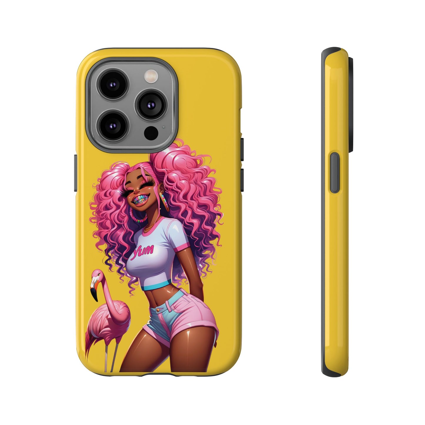 Flamingo Summer, Iphone case