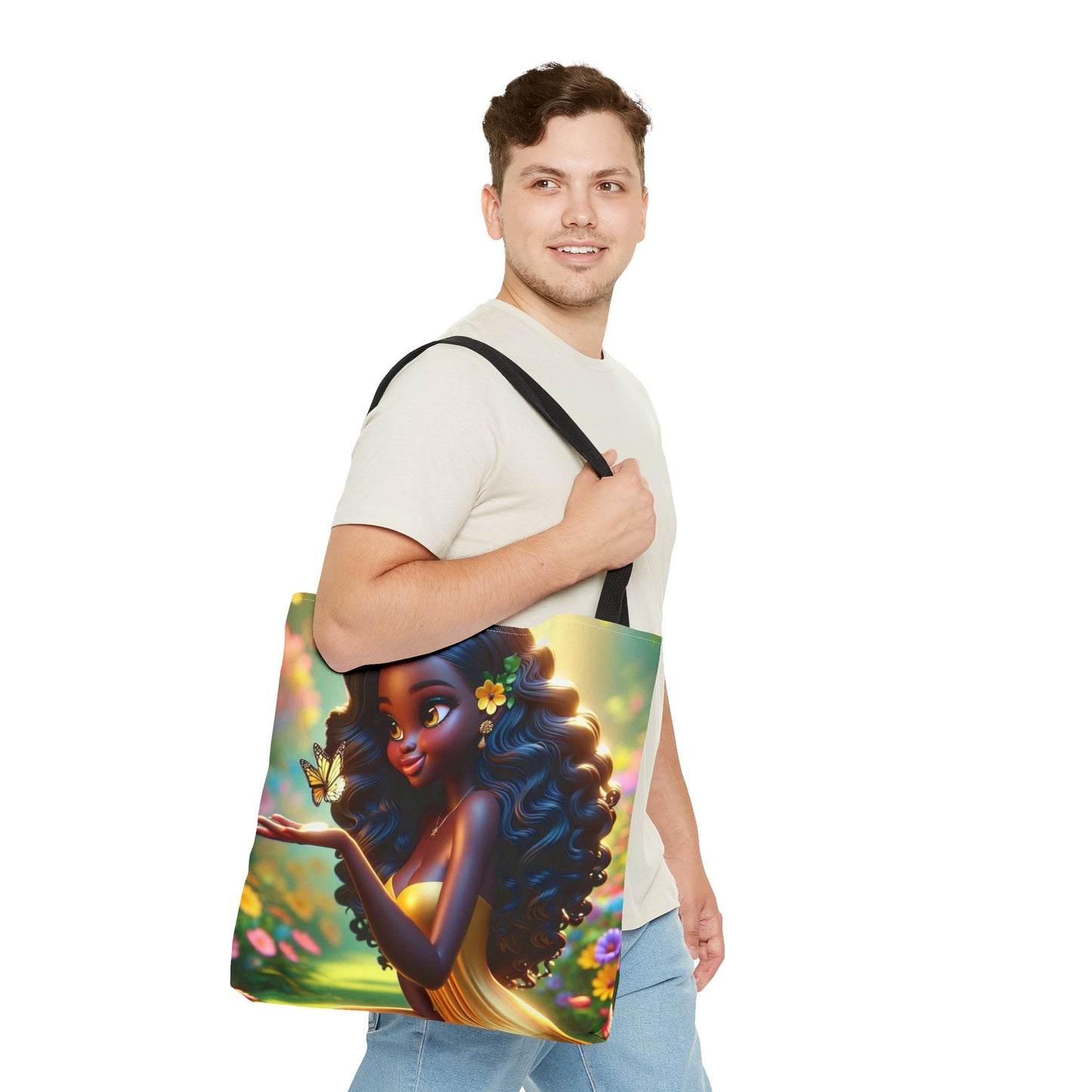 Flower Girl Tote Bag