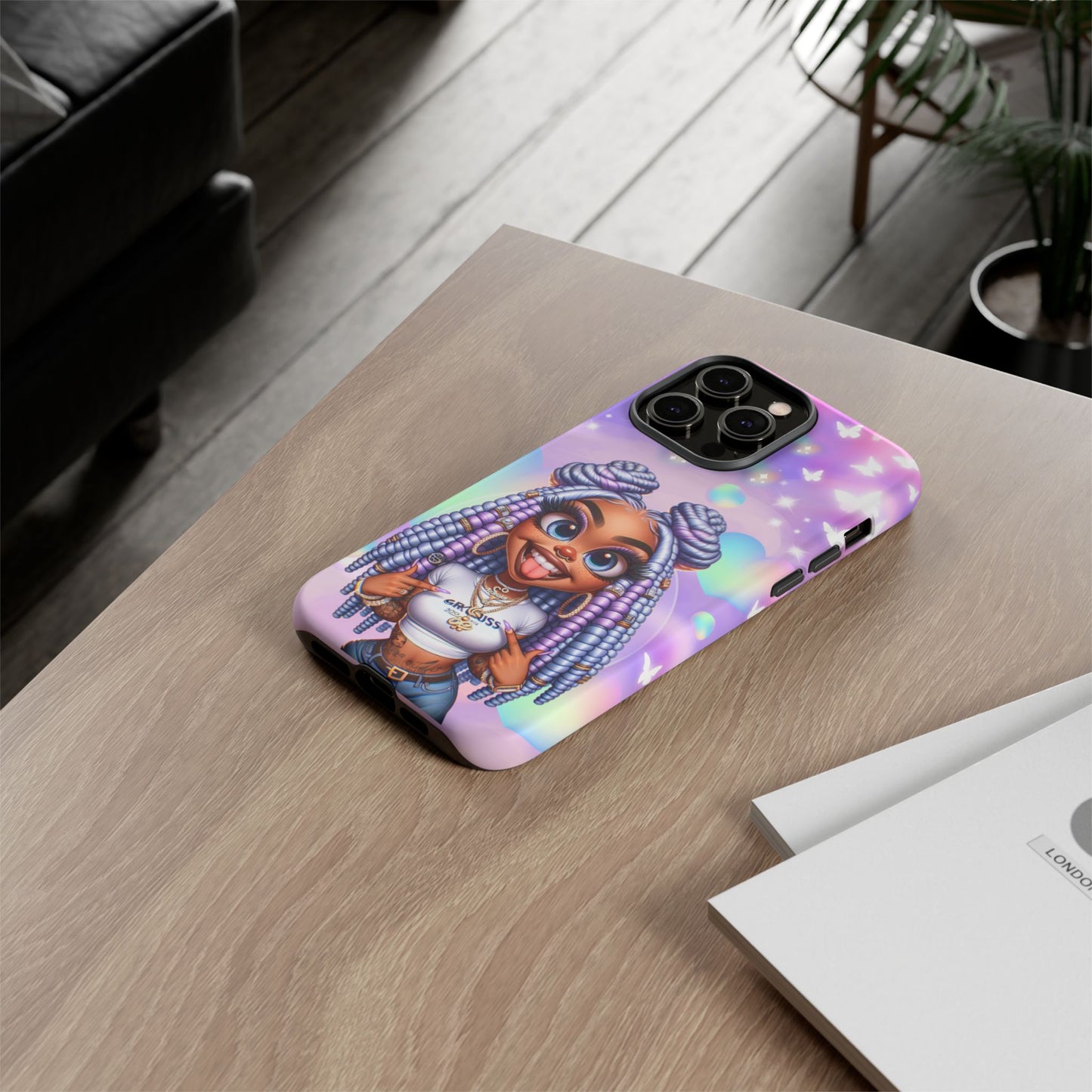 Butterfly girly Tough Iphone Case