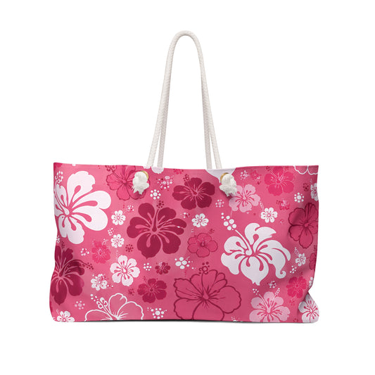 Hibiscus Floral Weekend Bag
