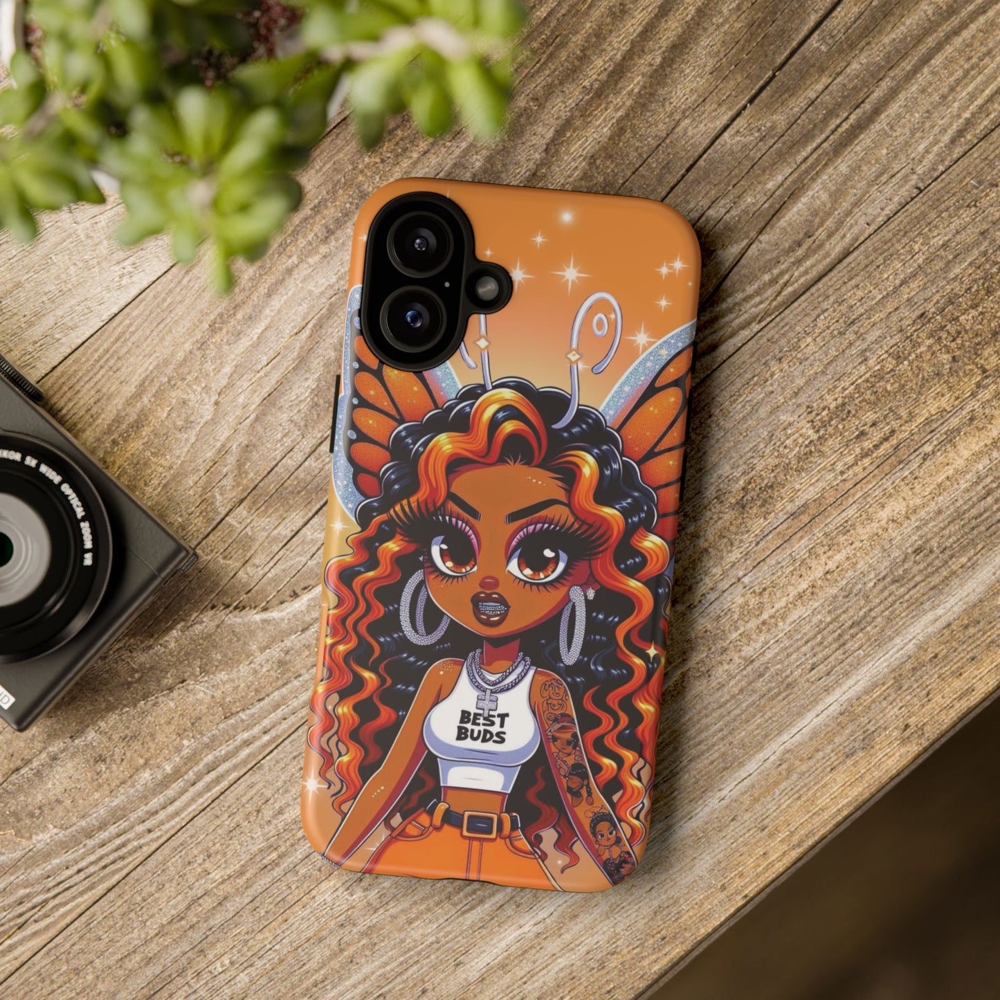 Butterfly lady Iphone case