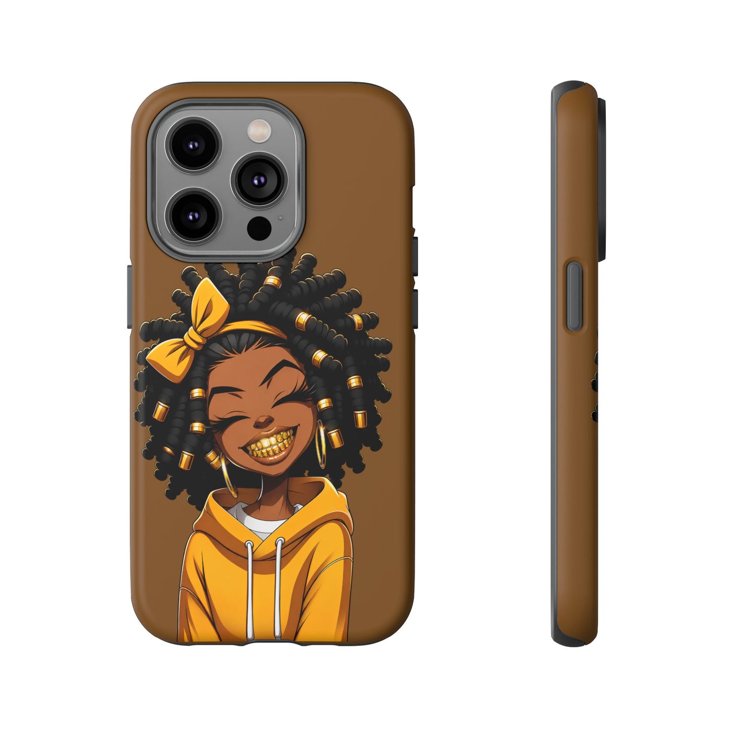 Little brown girl, iPhone Case