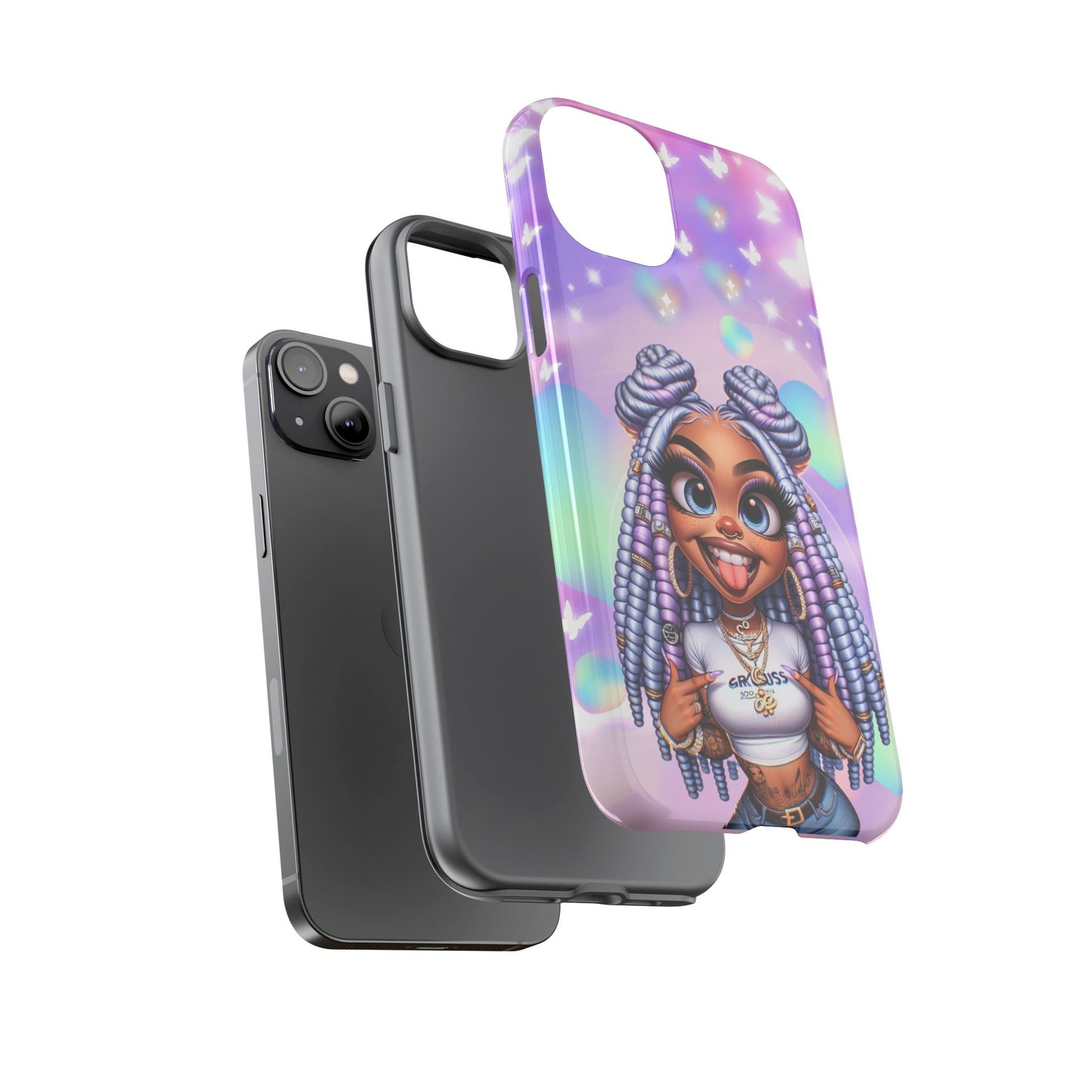 Butterfly girly Tough Iphone Case