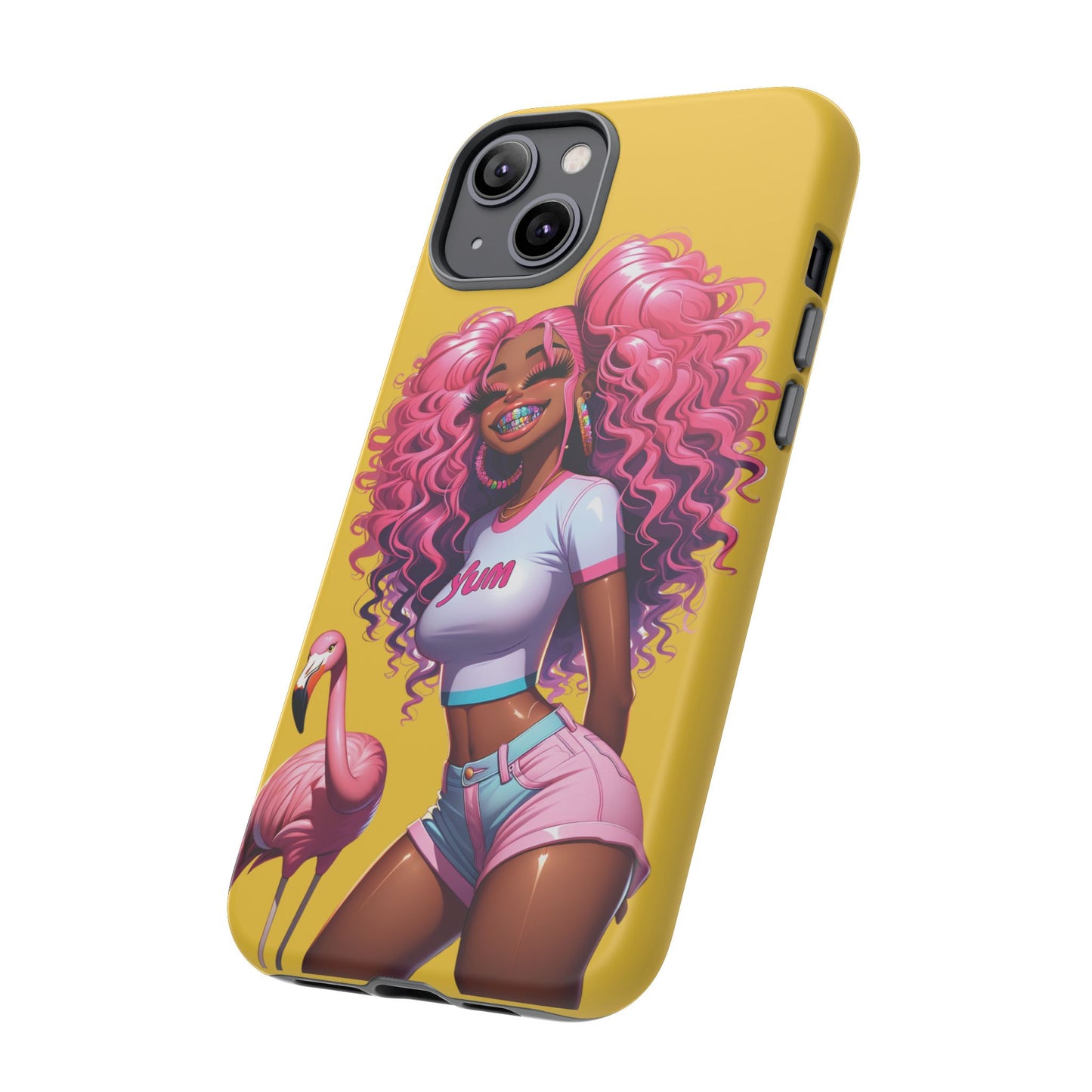 Flamingo Summer, Iphone case