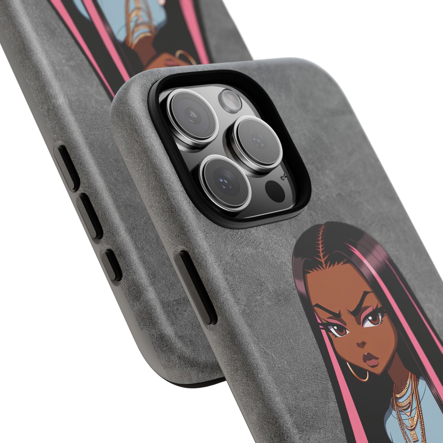 Moxie & her bunny tough Iphone case