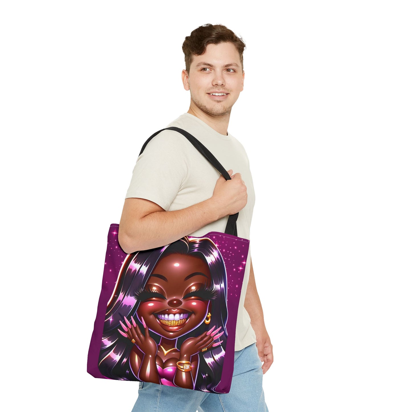 Smiley tote bag